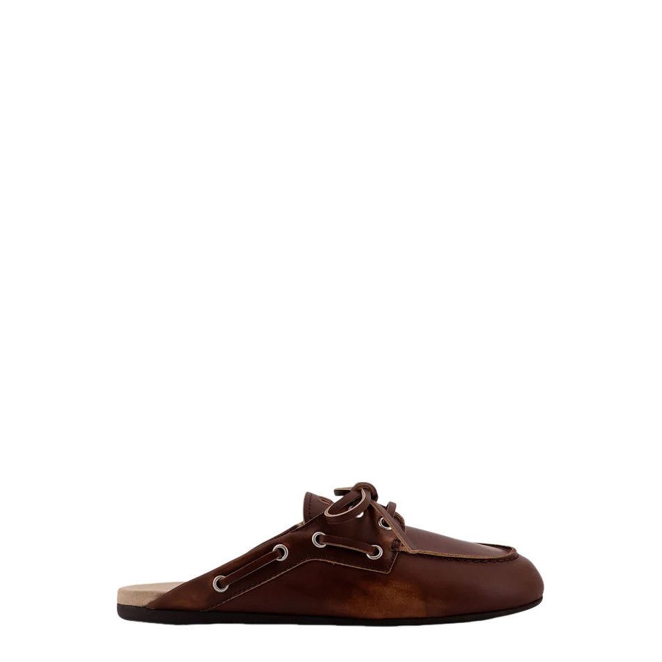 MIU MIU $995 Sienna Leather Mules New & Authentic (Women's s