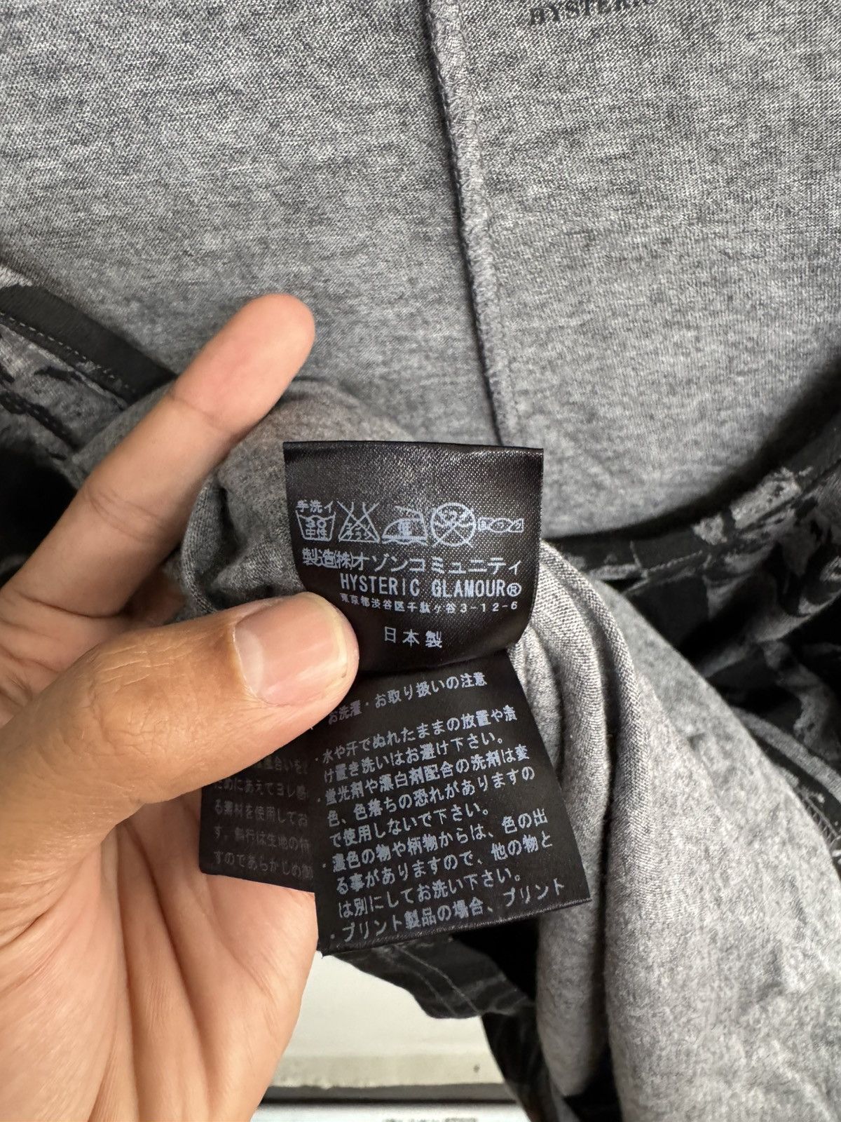 Hysteric Glamour × The Rolling Stones HYSTERIC GLAMOUR X ROLLING STONES SCOOP NECK & DOLMAN SLEEVE Size ONE SIZE - 9 Thumbnail