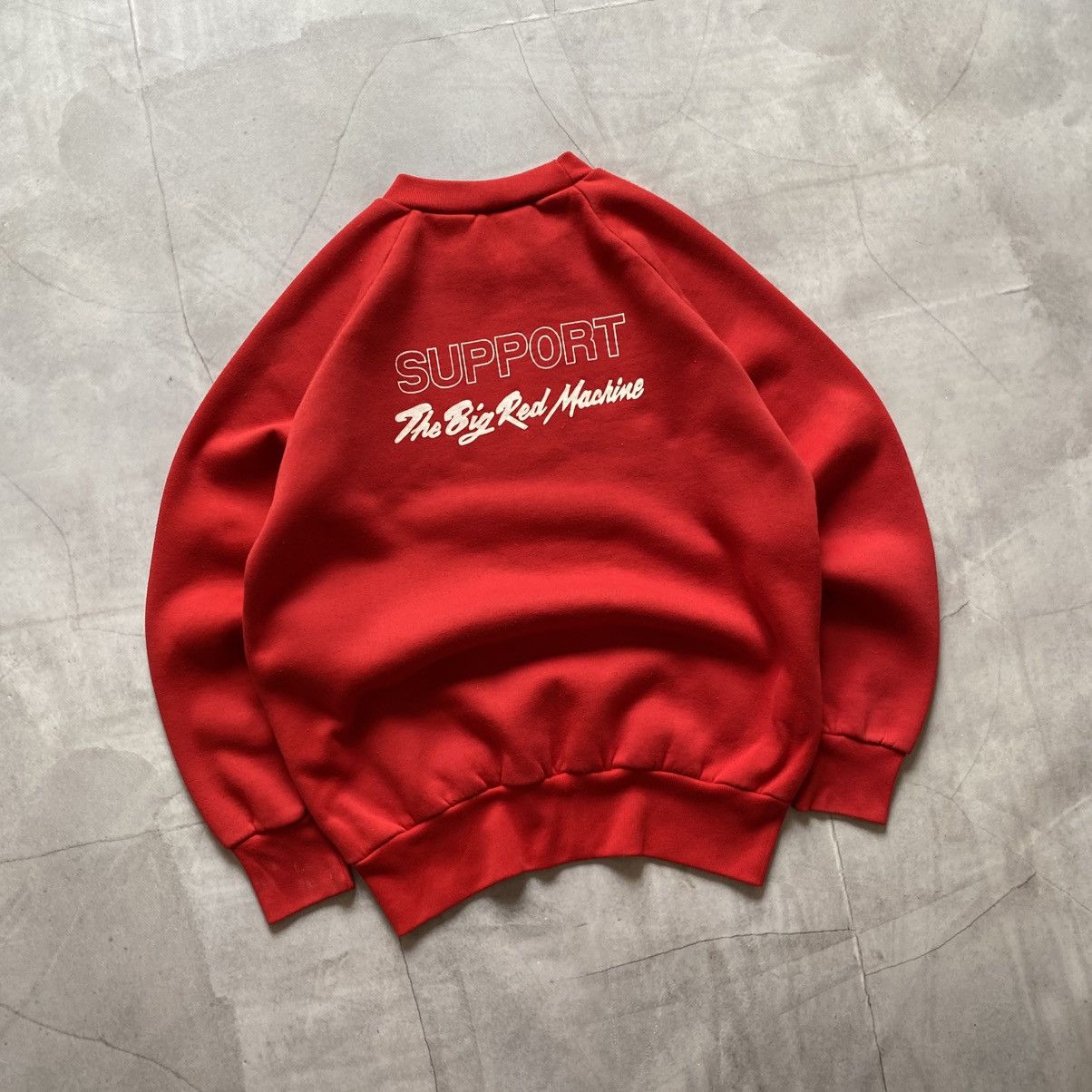 80-90s Hells Angels Big Red Machine 81 Big Logo Sweatshirt