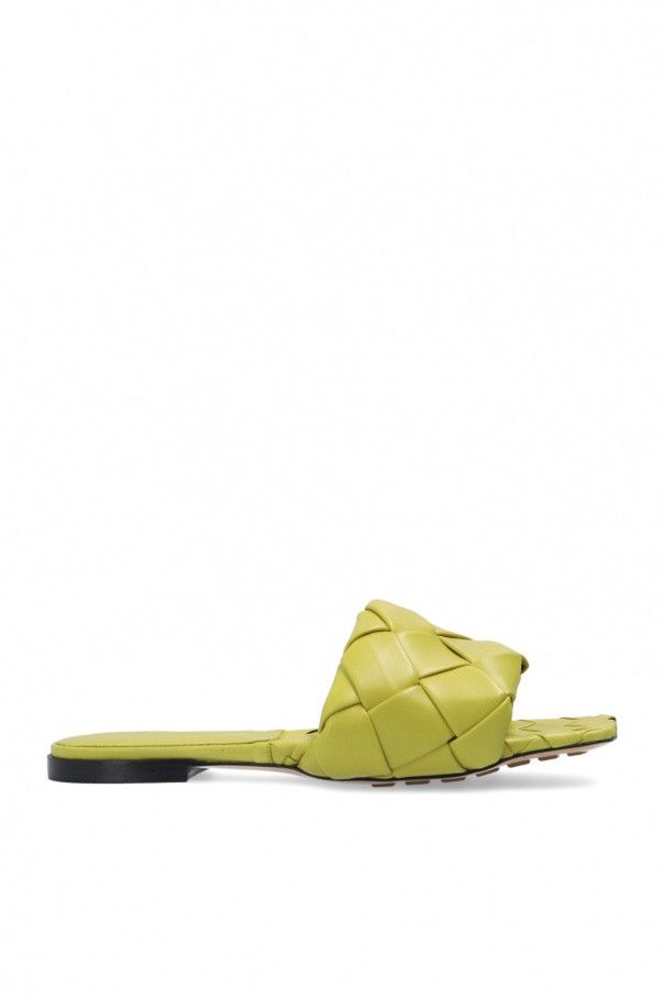 Bottega Veneta o1n1vont1124 Lido Flat Sandals in Yellow Size US 6.5 / IT 36.5 - 1 Thumbnail