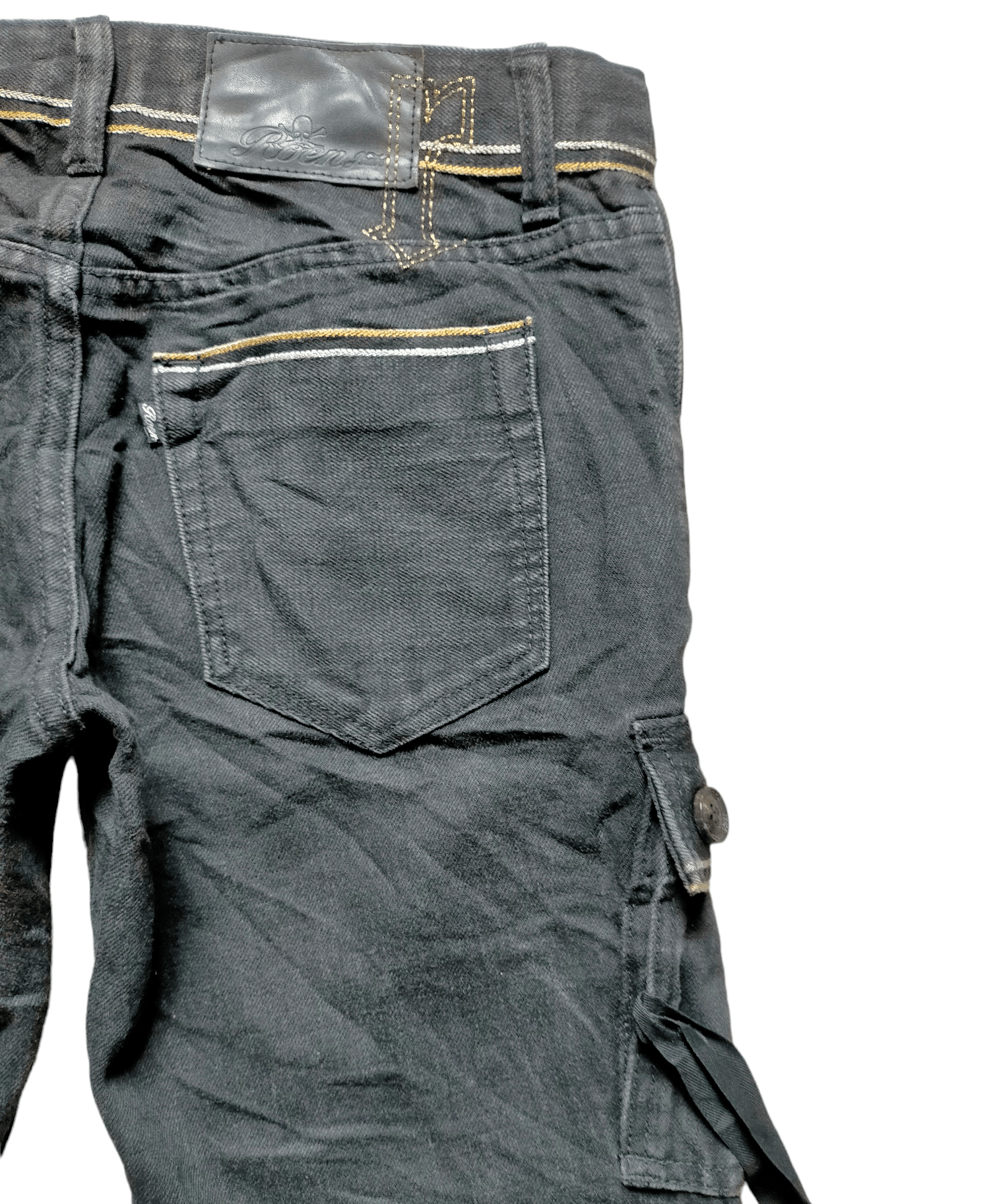 Japanese Brand Roen Jeans Cargo Punk Style Size US 30 / EU 46 - 10 Thumbnail