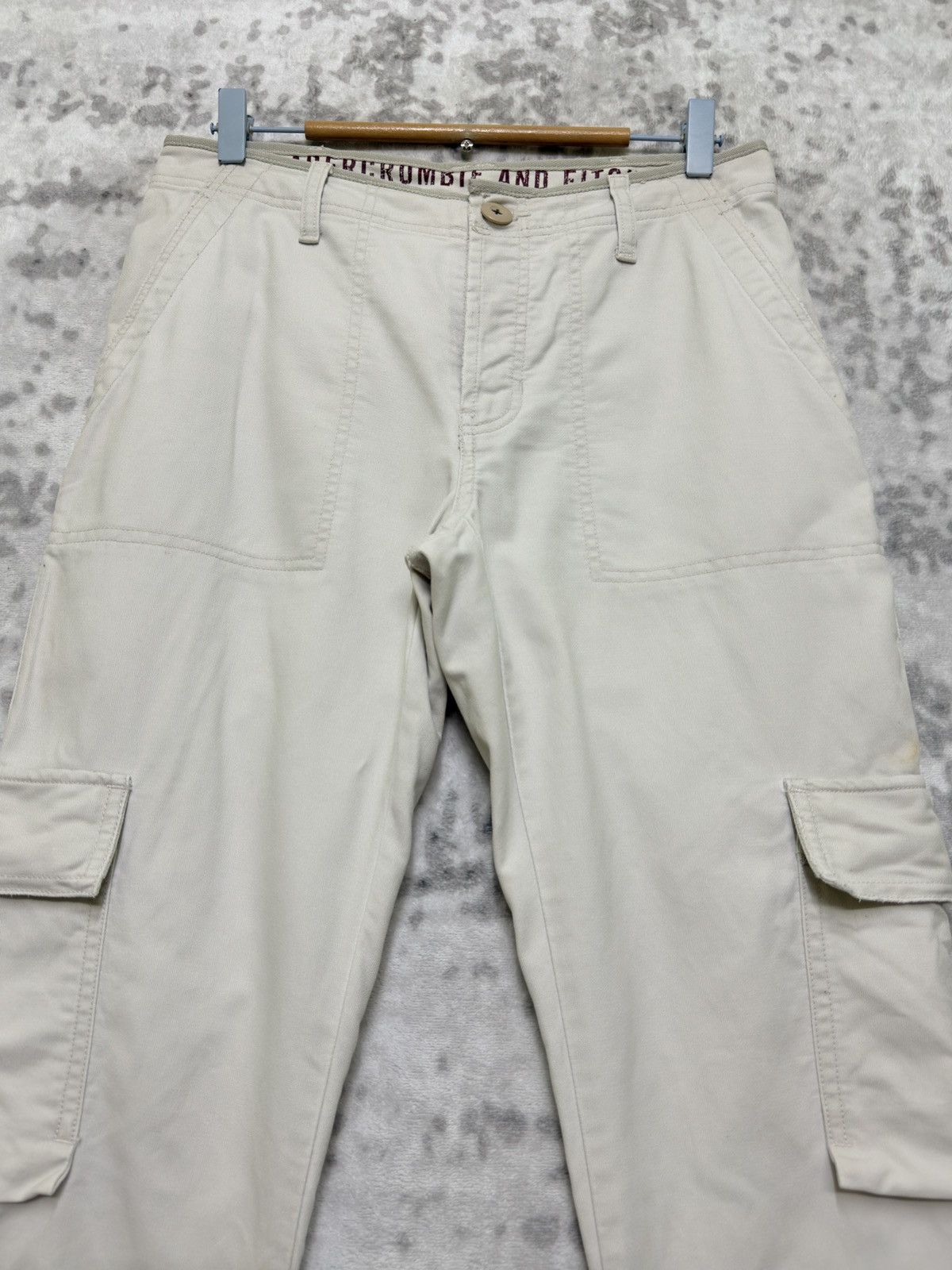 Abercrombie & Fitch Abercrombie & Fitch Flare Cargo Zipper Ankle Multipocket Size US 29 - 3 Thumbnail