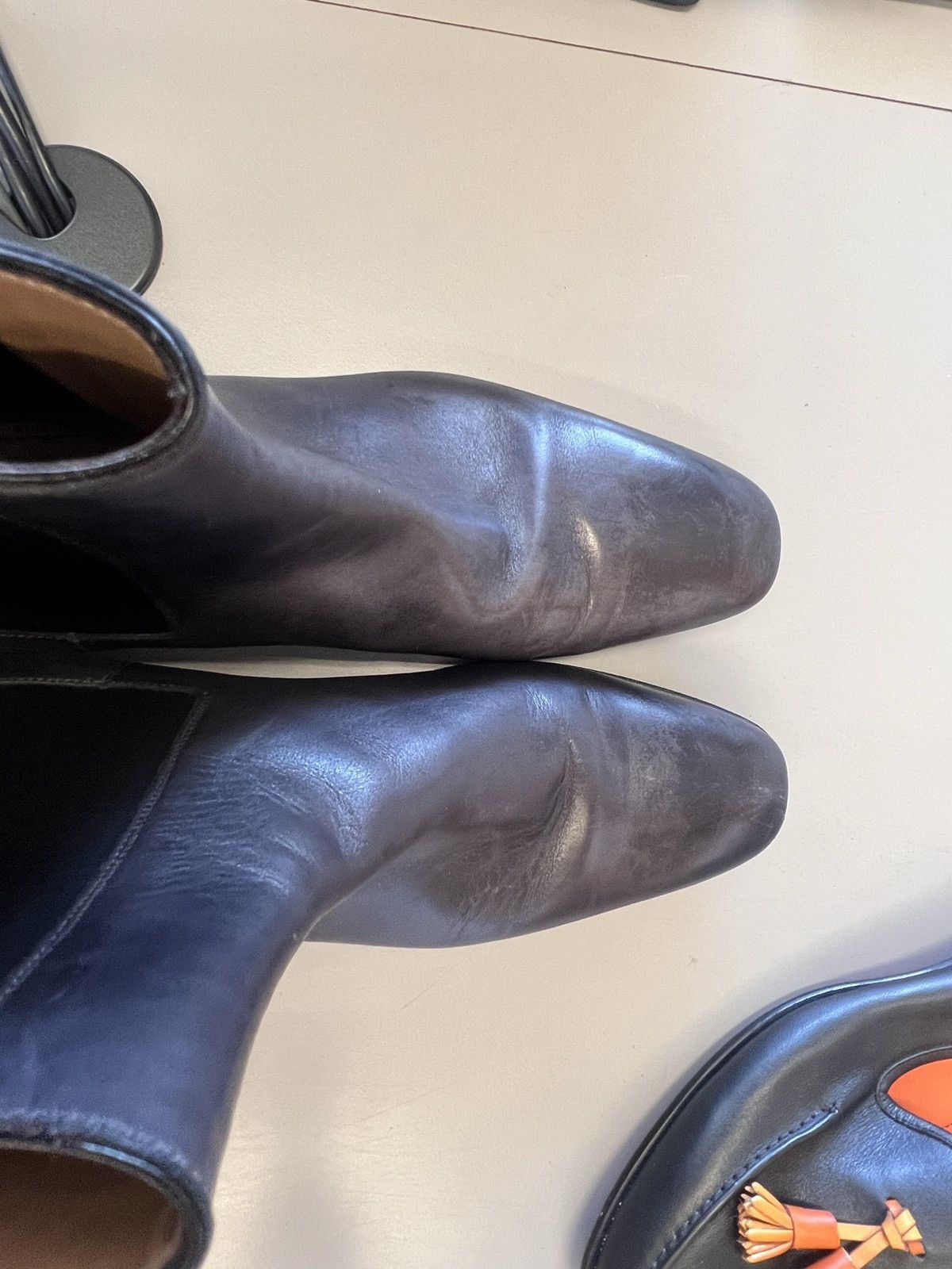 Samson calf leather boots