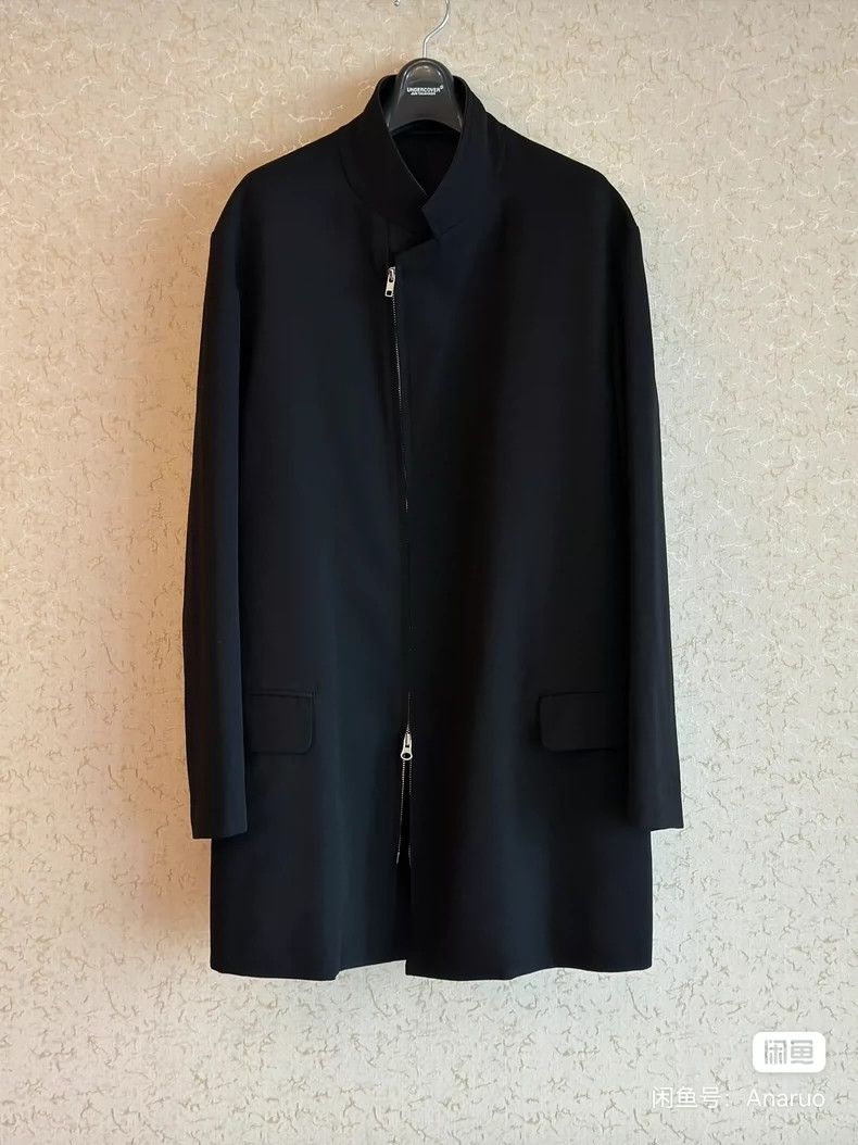 Yohji Yamamoto yohji yamamoto00 AW zip-up jacket with cowhide collar jacke Size US L / EU 52-54 / 3 - 2 Thumbnail