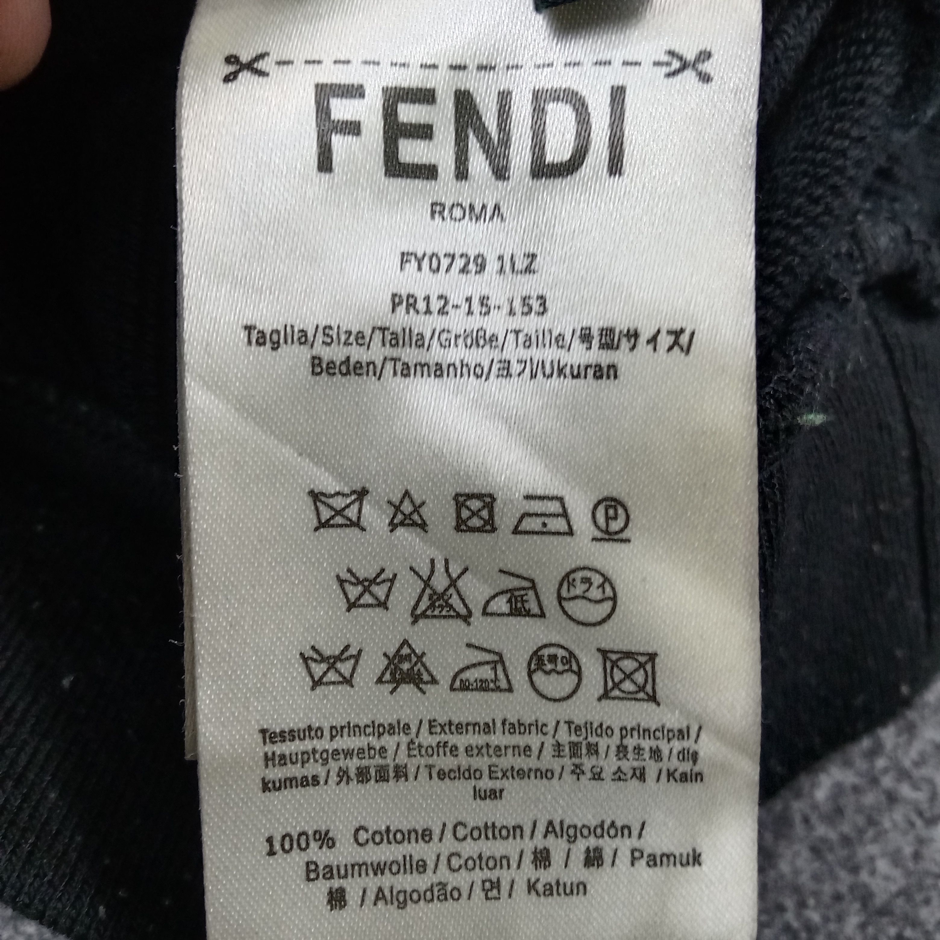 Other Fendi Designer Brand Big Design Sweatshirt C234N5 Size US L / EU 52-54 / 3 - 9 Thumbnail