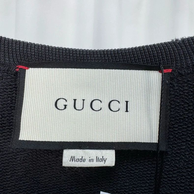 Gucci Gucci Leopard head print washed and damaged sweatshirt Size US M / EU 48-50 / 2 - 5 Thumbnail