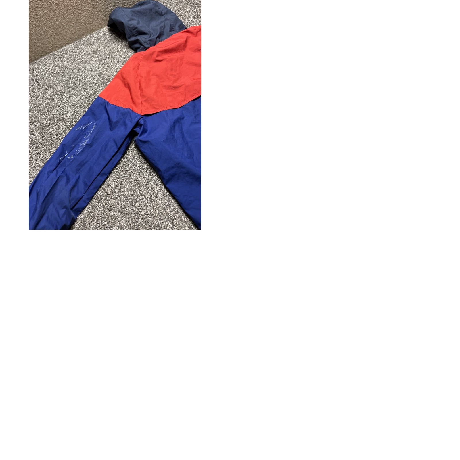 Nike VINTAGE Nike Windrunner Jacket Mens M Navy Red White Hood Full Zip 727324 Size US M / EU 48-50 / 2 - 10 Thumbnail
