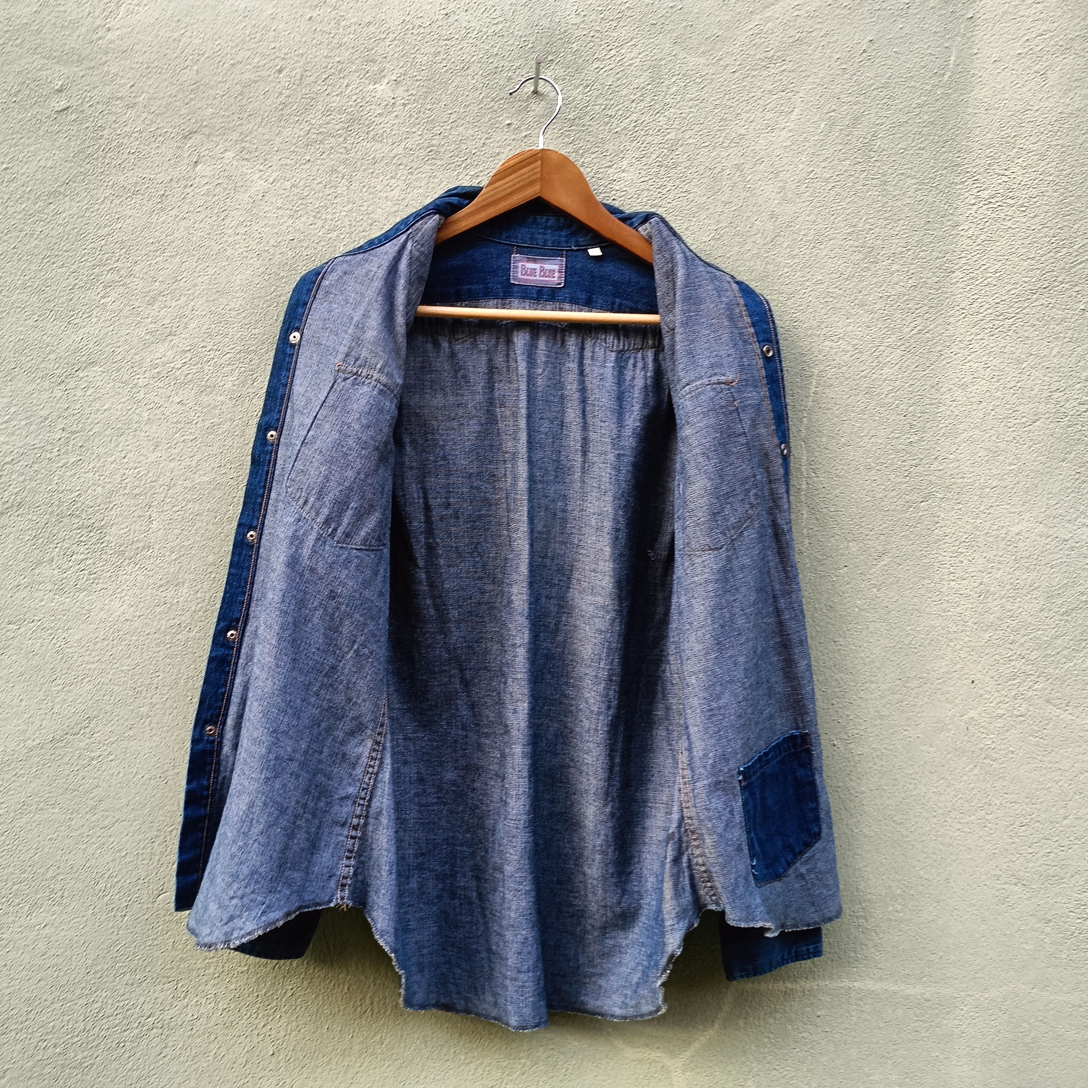 Blue Blue Japan × Japanese Brand Blue Blue Shirt Button up Size US M / EU 48-50 / 2 - 3 Thumbnail