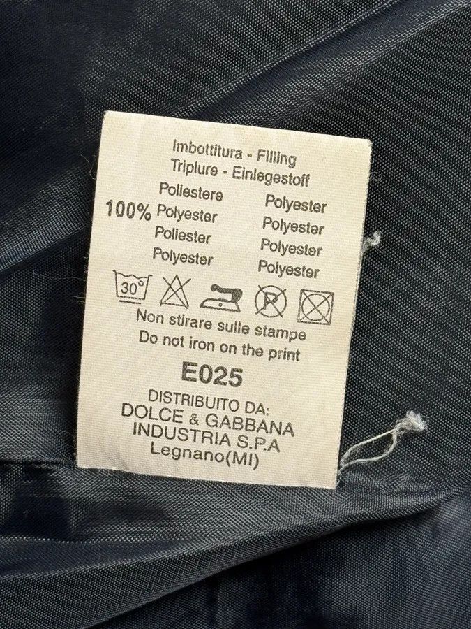 Dolce & Gabbana AW2003 Dolce & Gabbana Navy Aviator Bomber Jacket Size US M / EU 48-50 / 2 - 15 Thumbnail