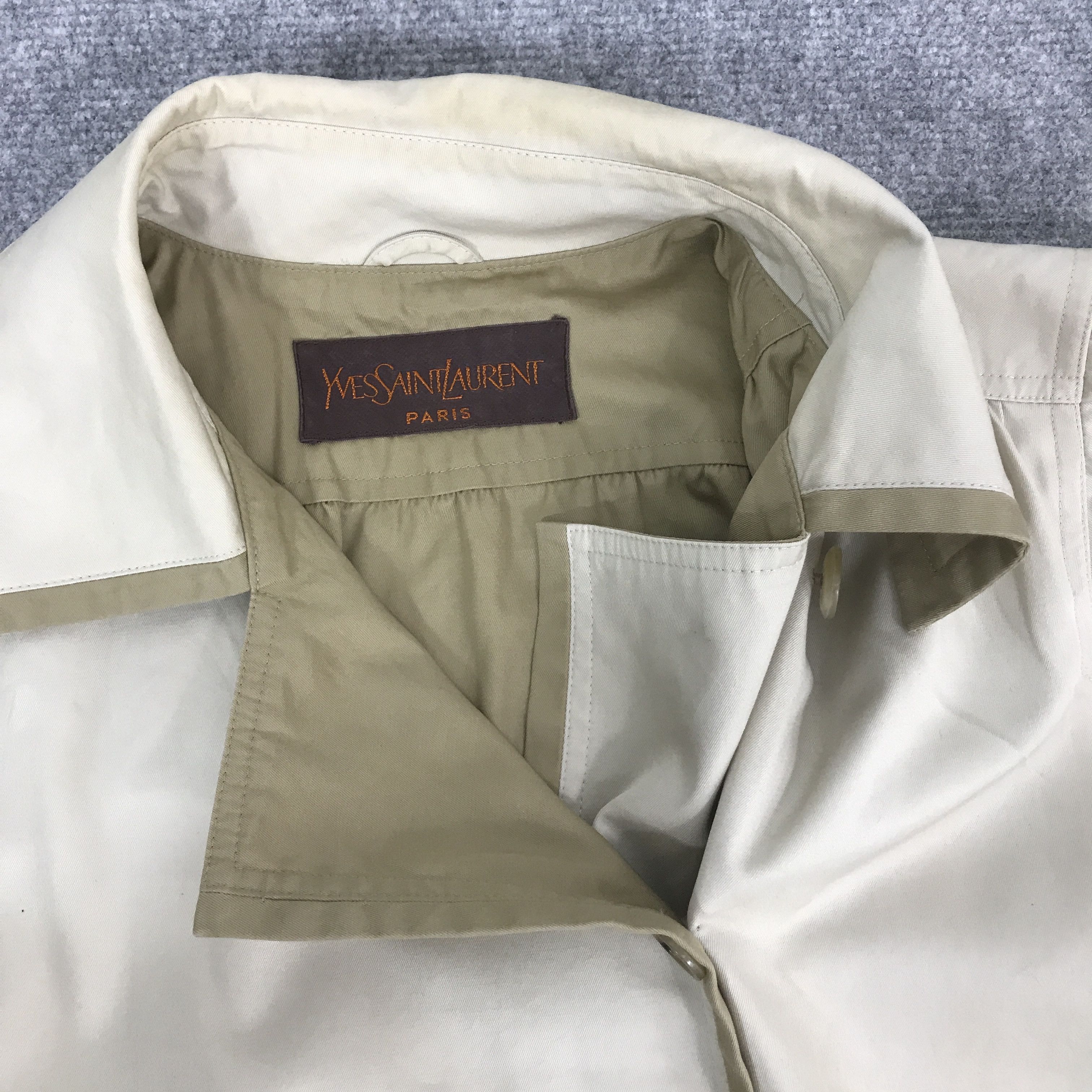 Yves Saint Laurent Yves saint laurent Long Coat Jacket K73B2 Size US L / EU 52-54 / 3 - 10 Thumbnail