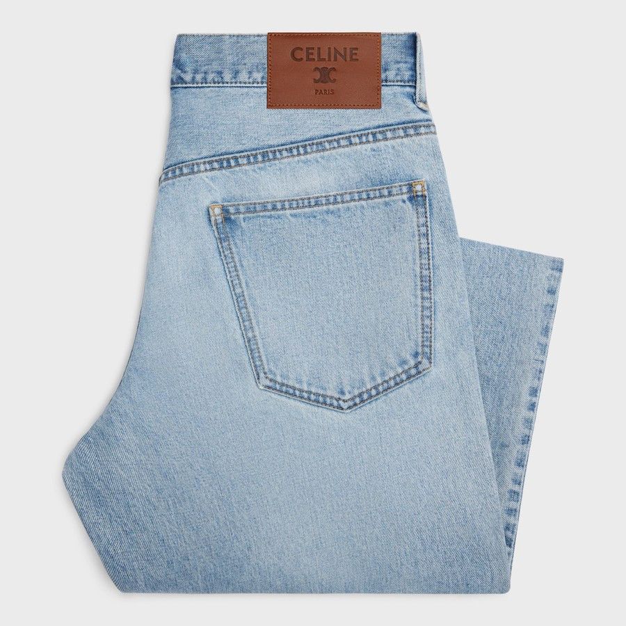 Celine o1d2blof0226 Max Denim Jeans In Blue Size US 32 / EU 48 - 2 Thumbnail
