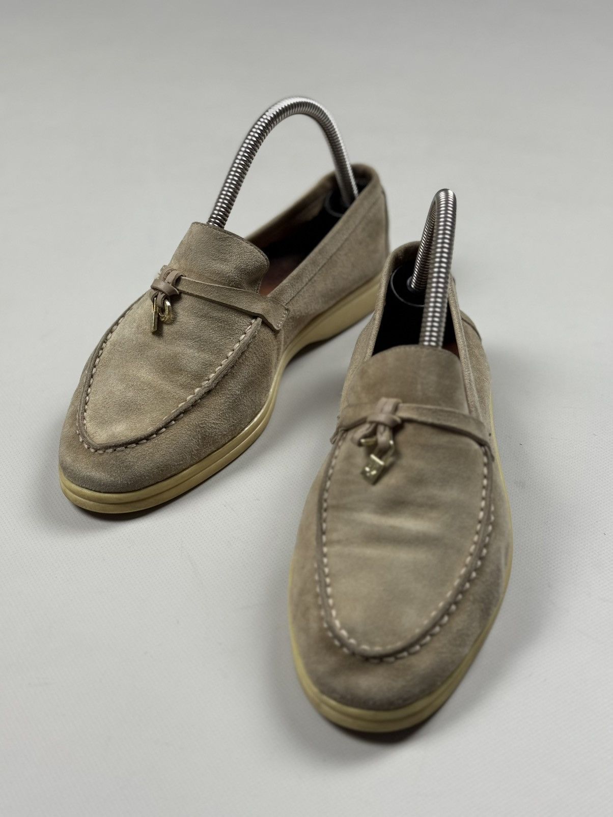 Loro Piana Loro Piana Summer Walk Ladies Low Suede Loafers Ballets Size US 8 / IT 38 - 10 Thumbnail