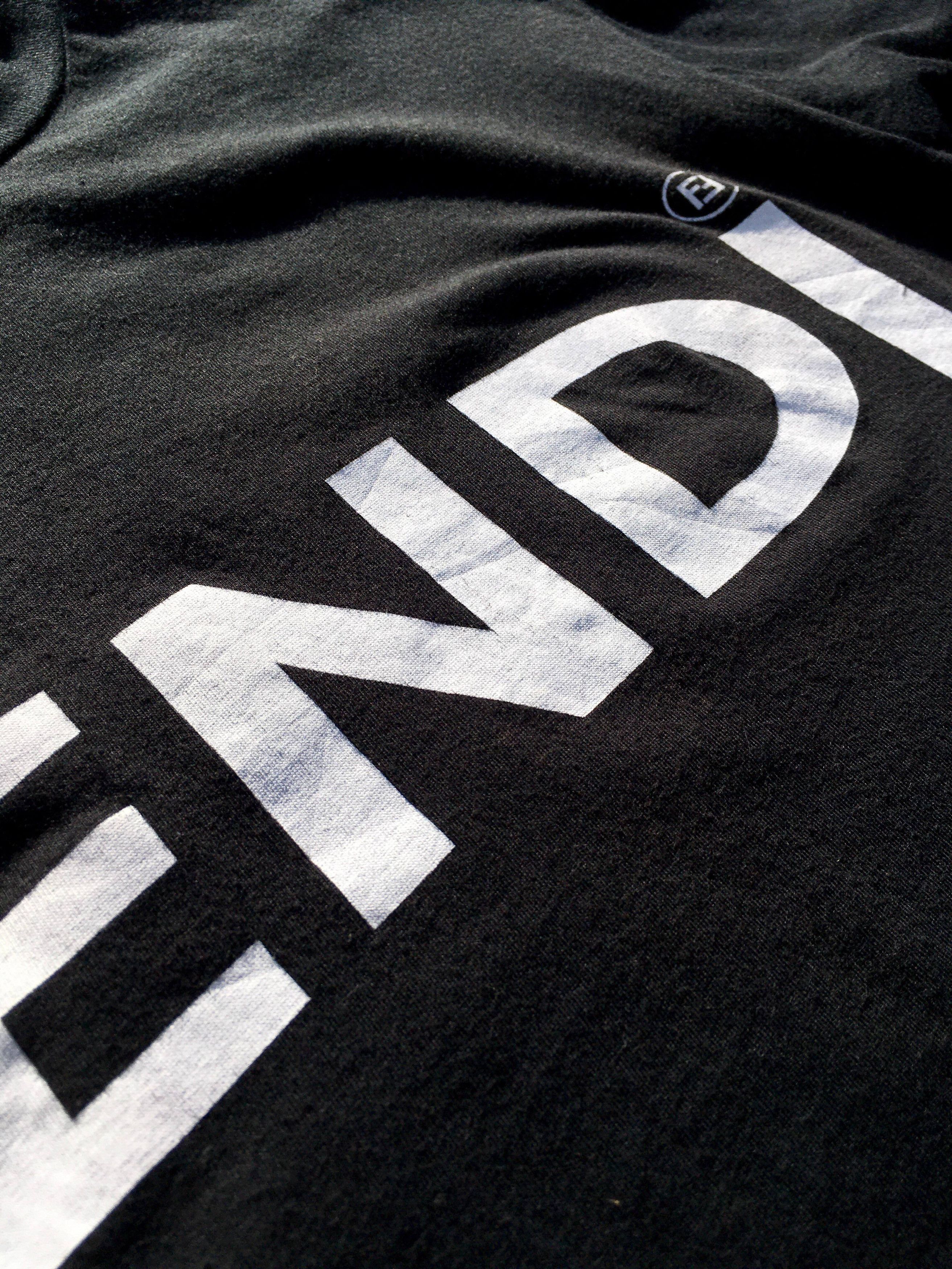 Fendi FENDI Black T-Shirt Crew Neck Classic Logo Print Size 4 US Size S / US 4 / IT 40 - 5 Thumbnail
