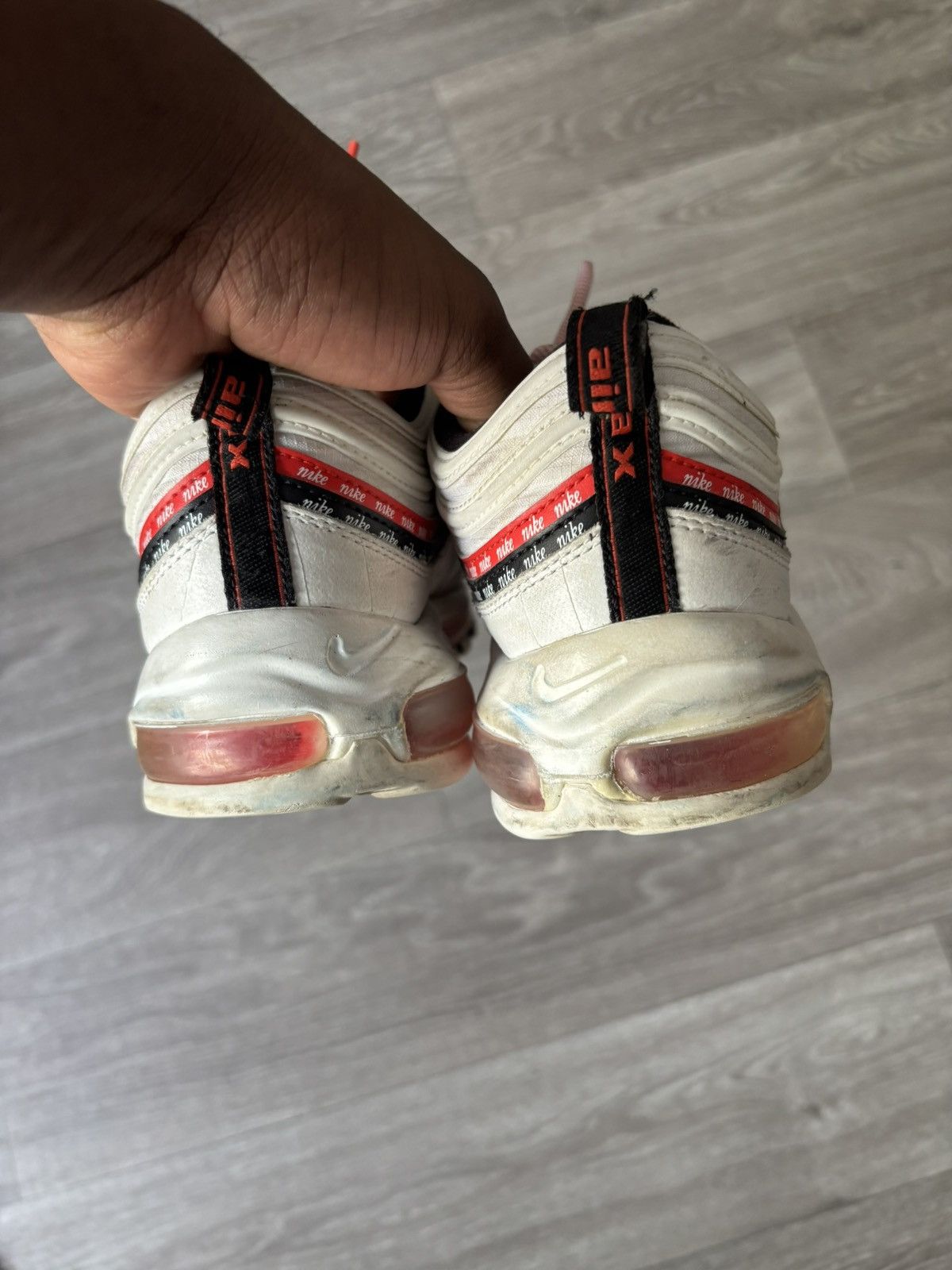 Nike Nike Air Max 97 Script Swoosh Sneakers Size US 10.5 / EU 43-44 - 4 Thumbnail