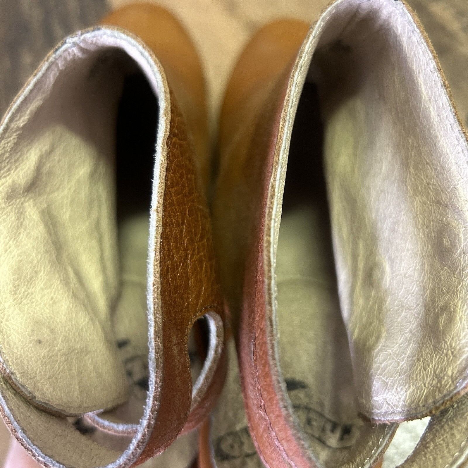 Vintage Freebird By Steven Smoke Leather Brown Mule Boots Womens 9 Size US 9 / IT 39 - 9 Thumbnail