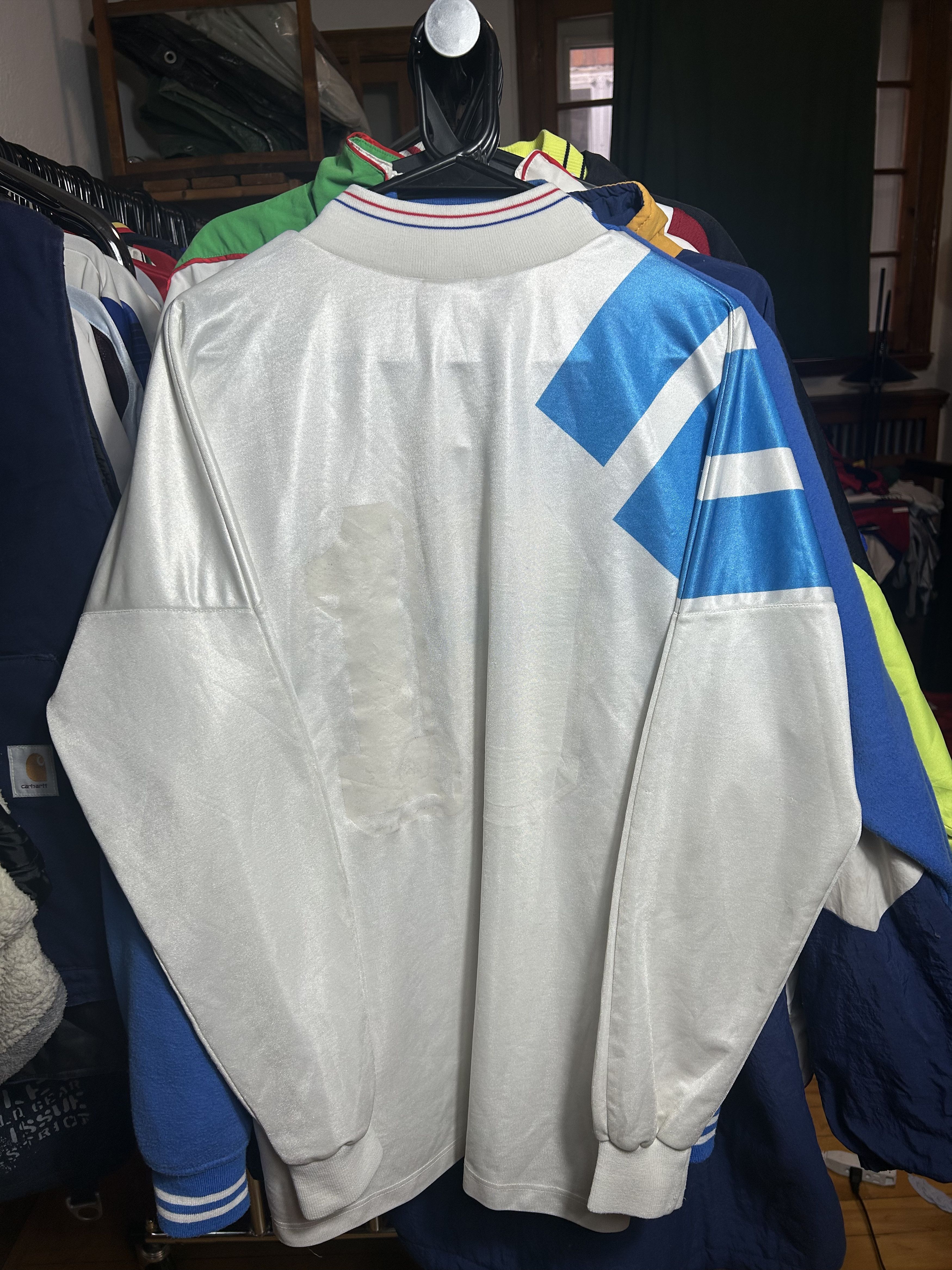 Adidas Olympique de Marseille 1992/93 Home Jersey Size US M / EU 48-50 / 2 - 2 Thumbnail
