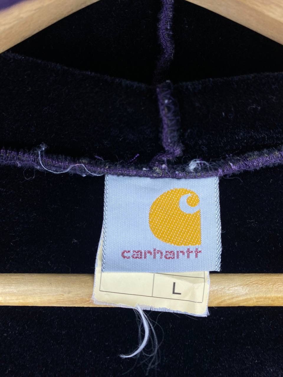 Carhartt Vintage Carhartt Purple Zip Up Hoodie Jacket Size L / US 10 / IT 46 - 8 Thumbnail