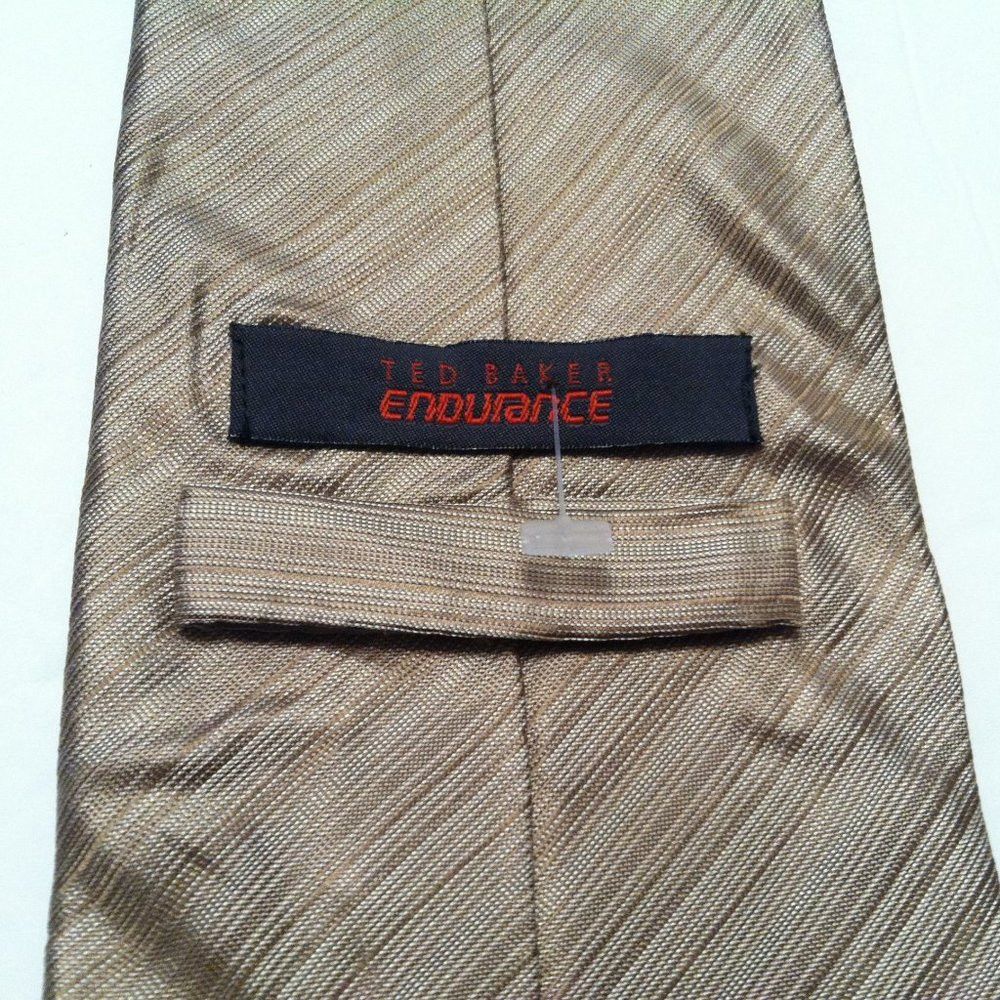 Ted Baker TED BAKER ENDURANCE MEN'S NEW 100%SILK TIE WIDTH: 3 7/8" Size ONE SIZE - 4 Thumbnail