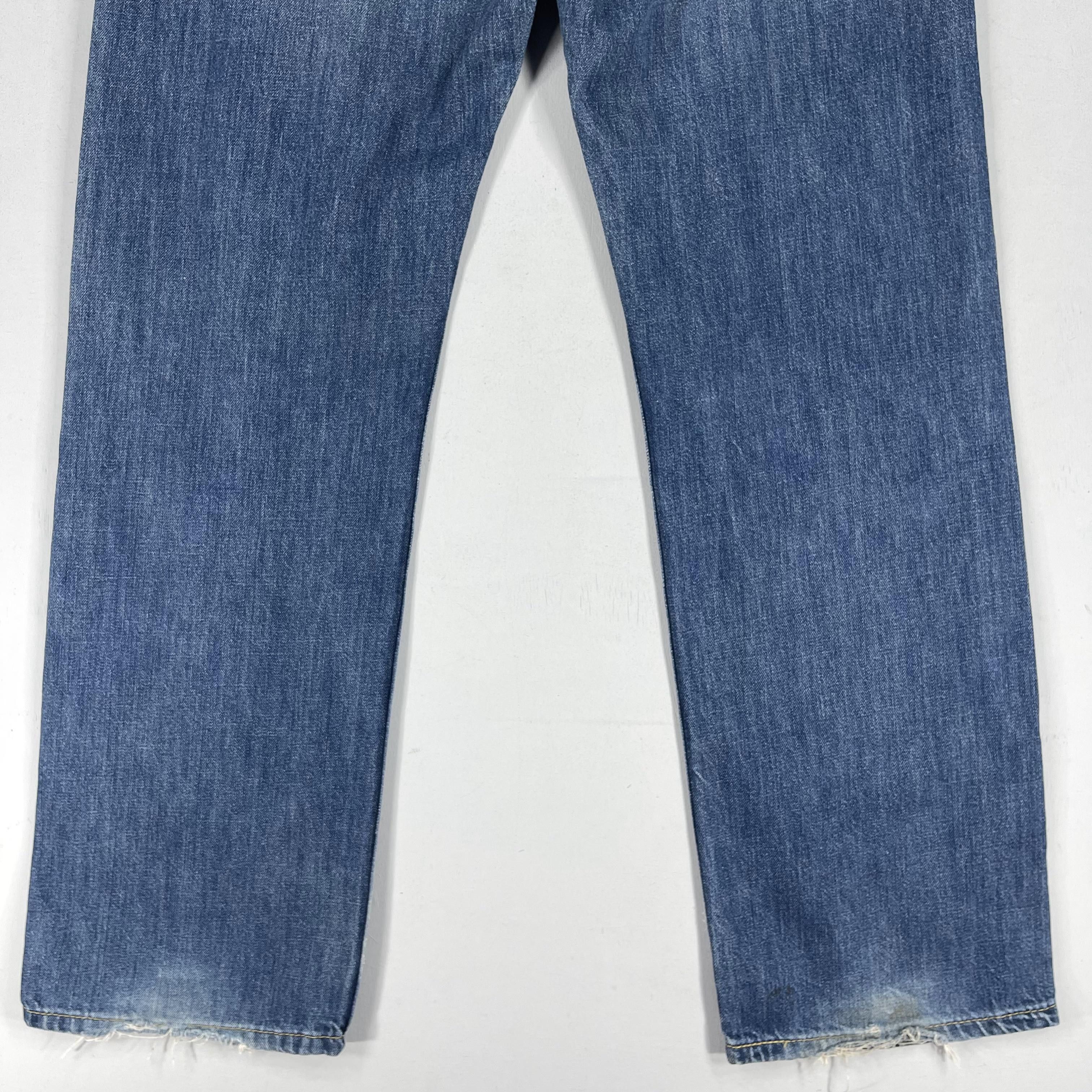 Levi's × Vintage Size 38 Vintage Levis 514 Distressed Slim Straight Jeans Size US 38 / EU 54 - 11 Thumbnail