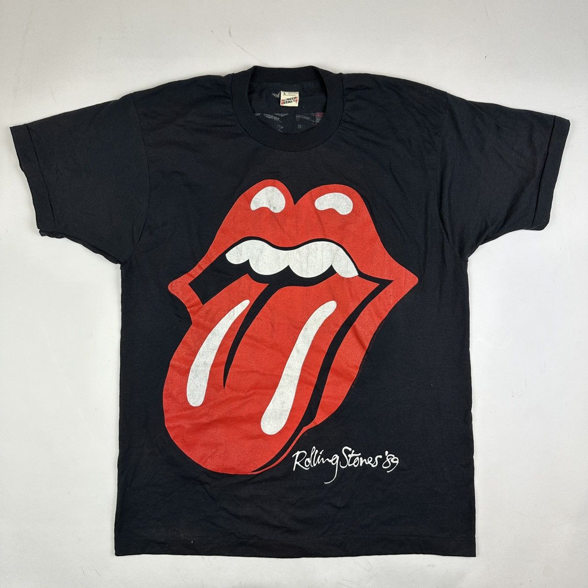 The Rolling Stones × Vintage The Rolling Stones - North America Tour 1989 Size US L / EU 52-54 / 3 - 1 Thumbnail