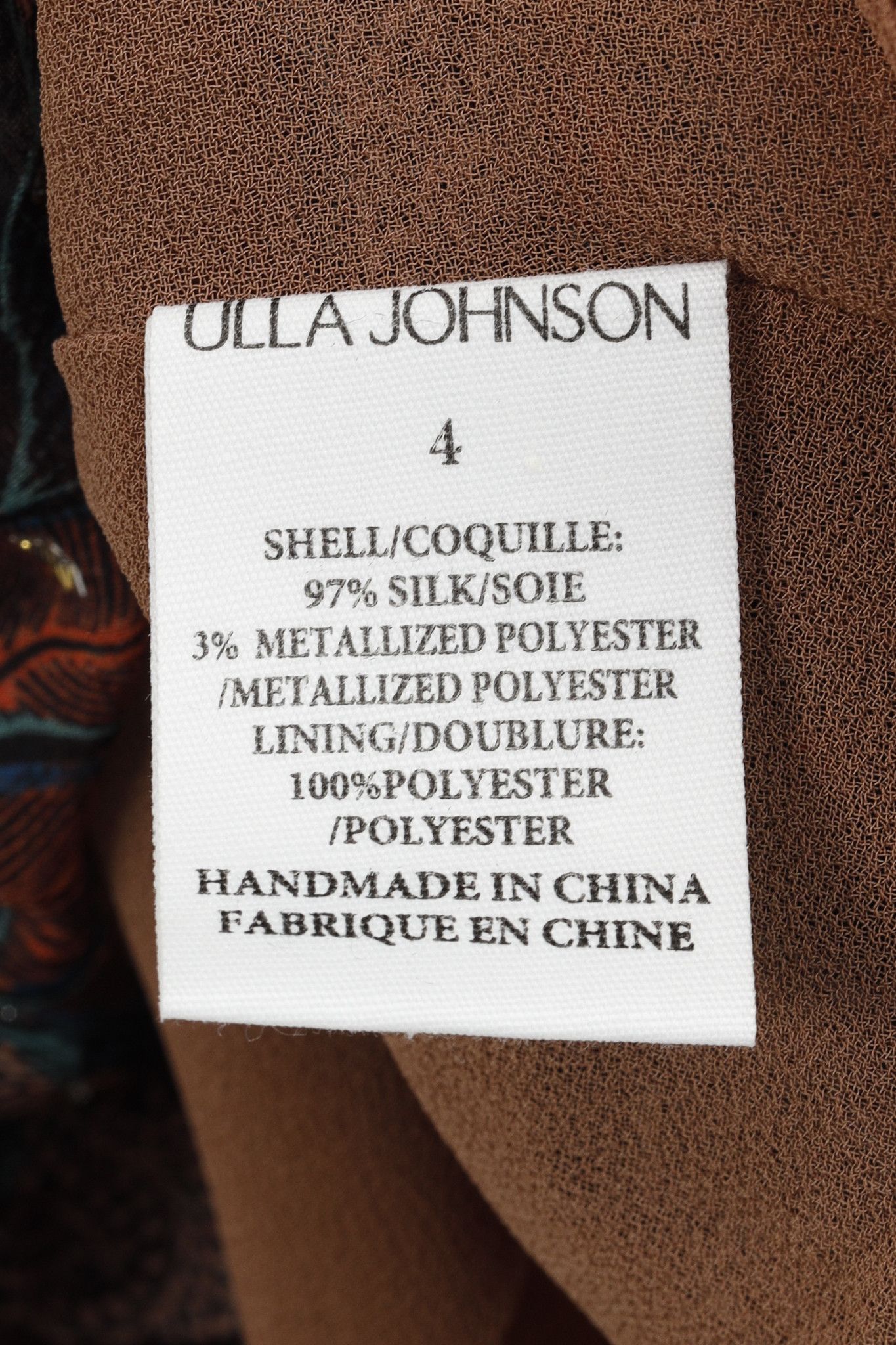 Ulla Johnson Ulla Johnson Cecily Fil Coupé Silk-Blend Chiffon Mini Dres Size S / US 4 / IT 40 - 11 Thumbnail