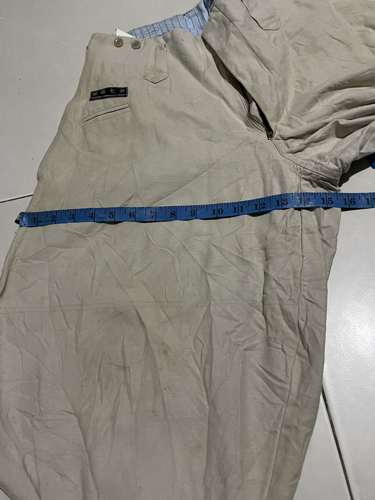 Japanese Brand Rare* Vintage Tobi Slacks Workwear Pants From Japan Size US 31 - 17 Thumbnail