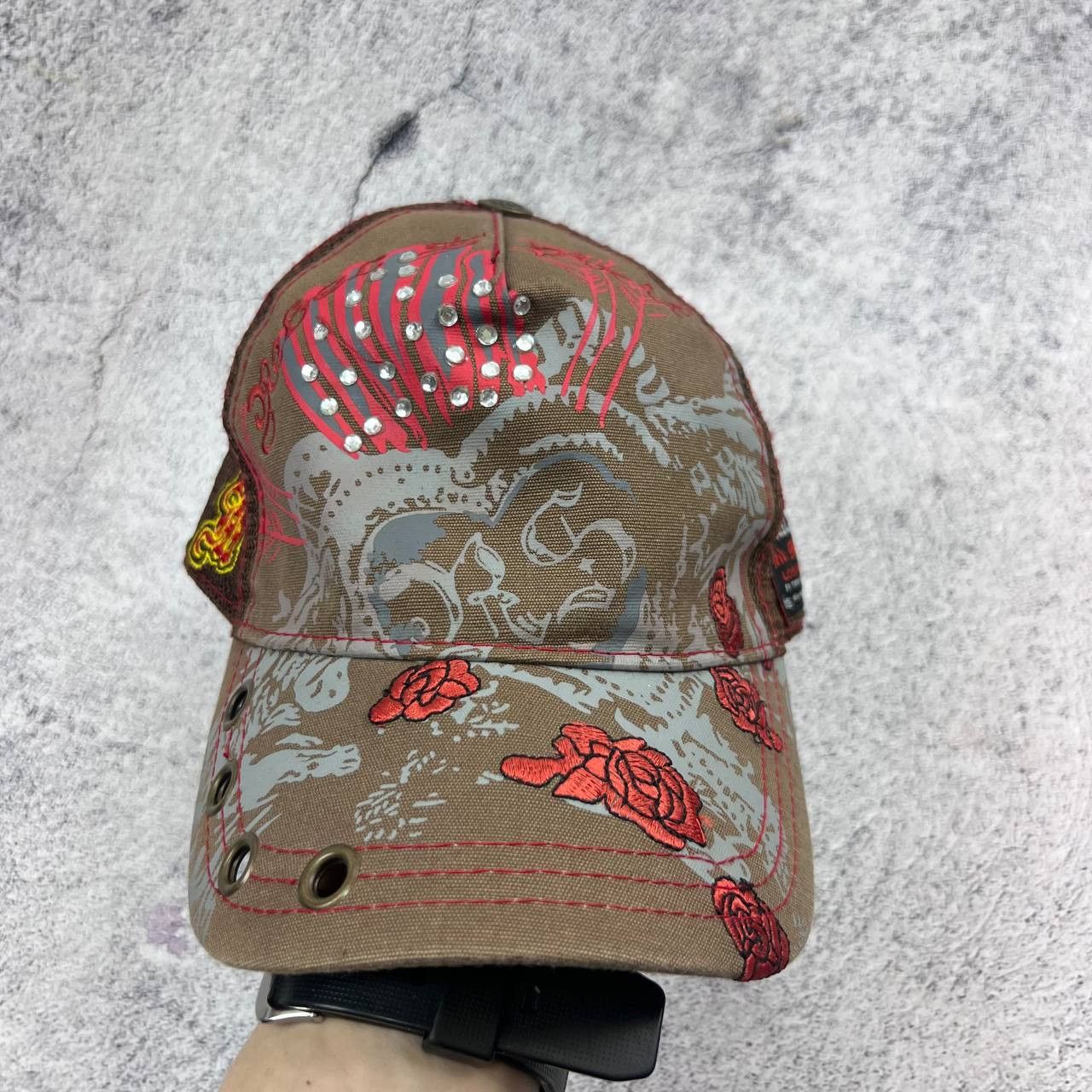 MLB × RMC Jeans Red Monkey Los Angeles Trucker Cap Size ONE SIZE - 3 Thumbnail