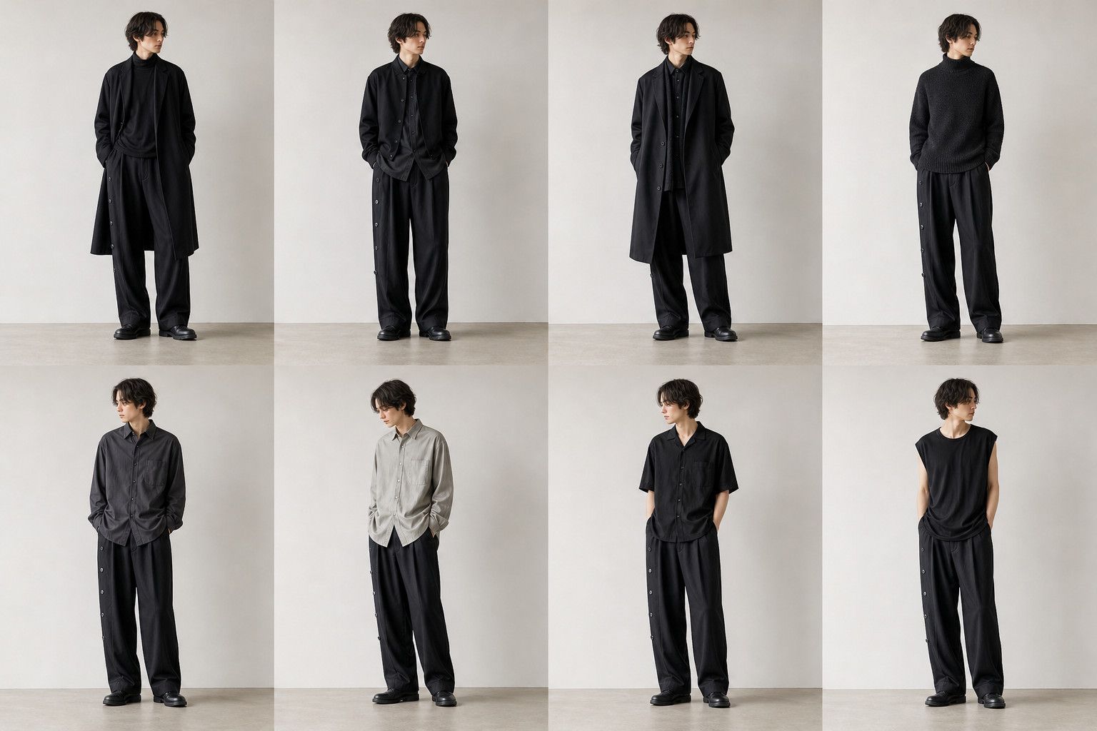 Yohji Yamamoto Yohji Yamamoto Pour Homme W/Gabardine Side Button 2Tuck Pant Size US 32 / EU 48 - 12 Thumbnail