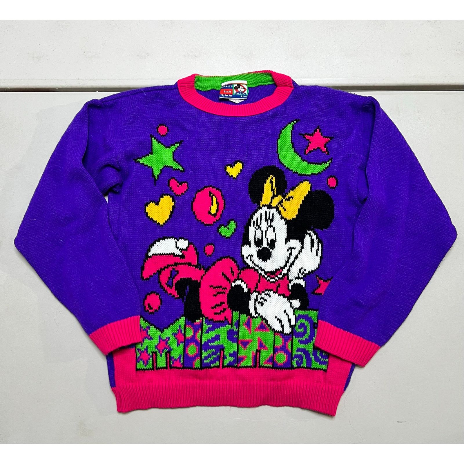 Disney Vintage Disney Mickey’s Stuff Minnie Mouse Sweater Kids L 14 Size XL / US 12-14 / IT 48-50 - 7 Thumbnail