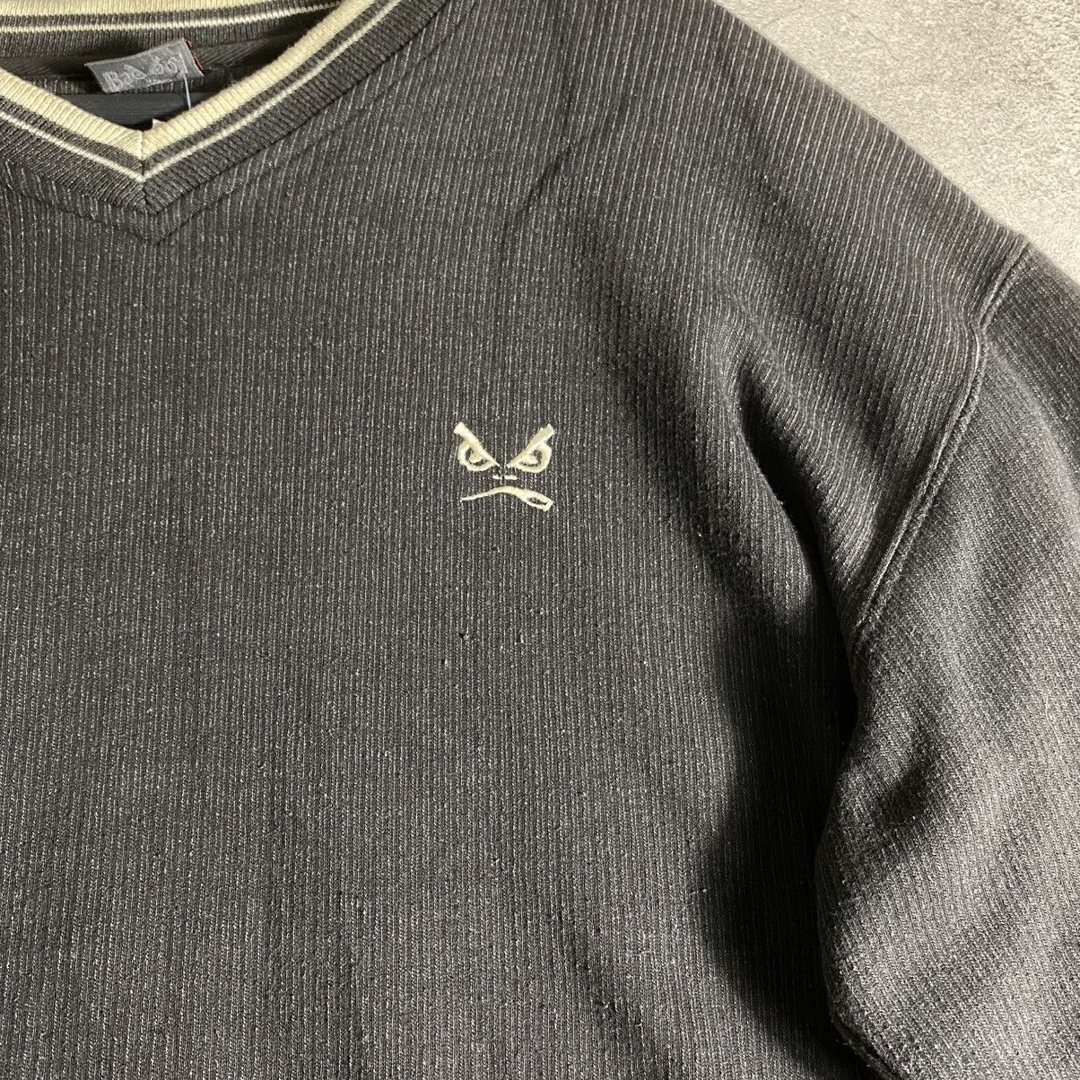 Revenge × Vintage Vintage Bad Boy Gray V Neck Sweatshirt Size US L / EU 52-54 / 3 - 2 Thumbnail