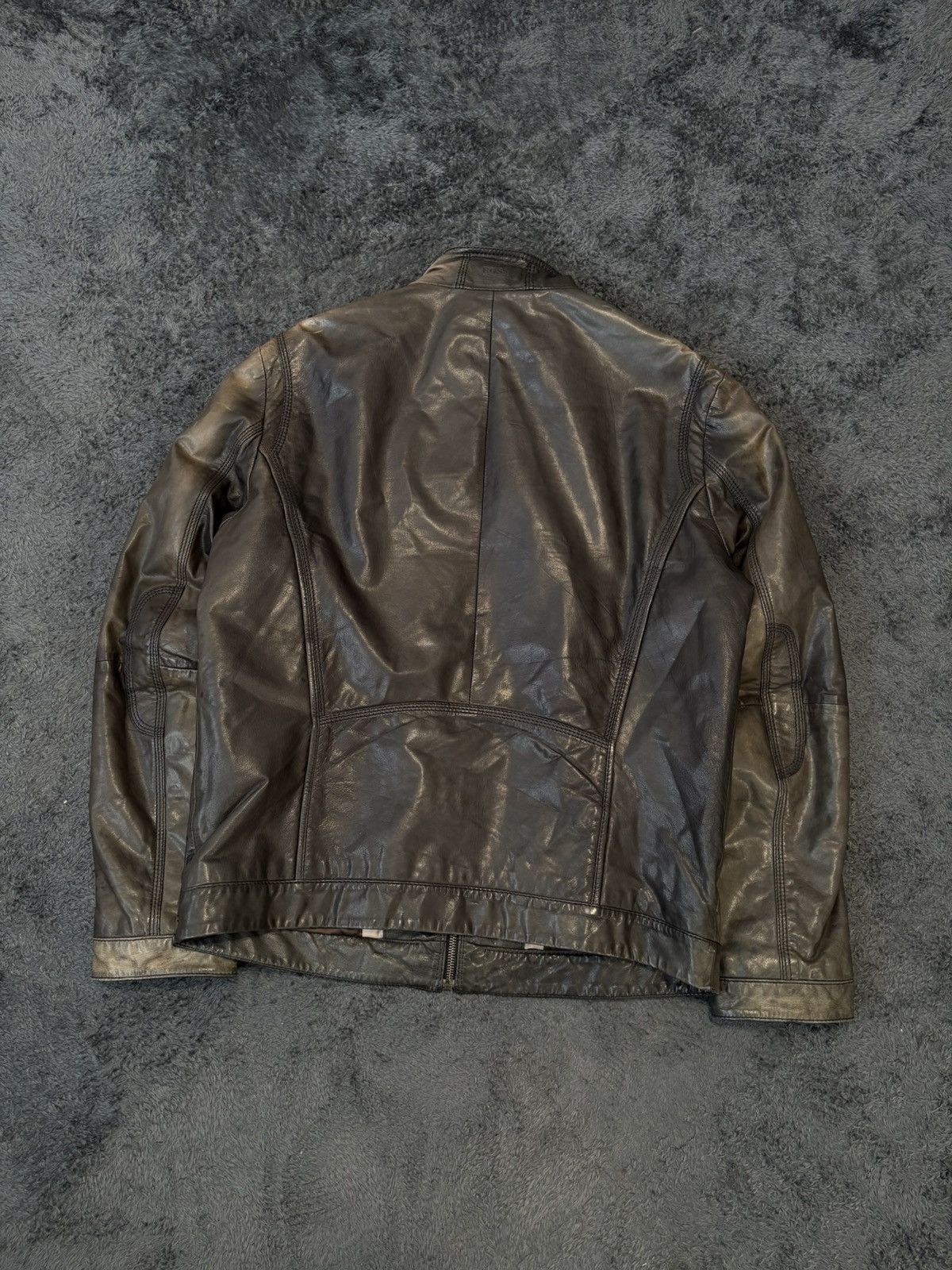Hugo Boss Hugo Boss Luxury Goat Leather Jacket Size US L / EU 52-54 / 3 - 2 Thumbnail