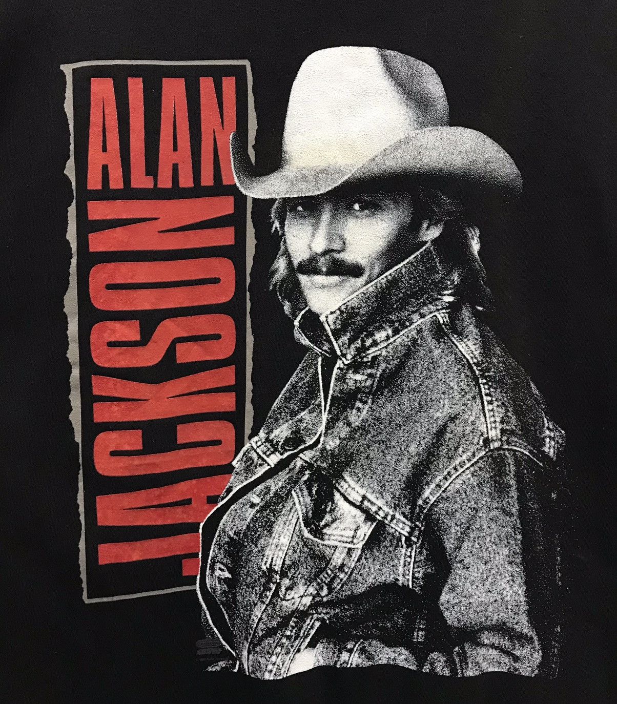 Hanes × Vintage Vintage Hanes Alan Jackson Made In Usa Shirt Size US XL / EU 56 / 4 - 3 Thumbnail