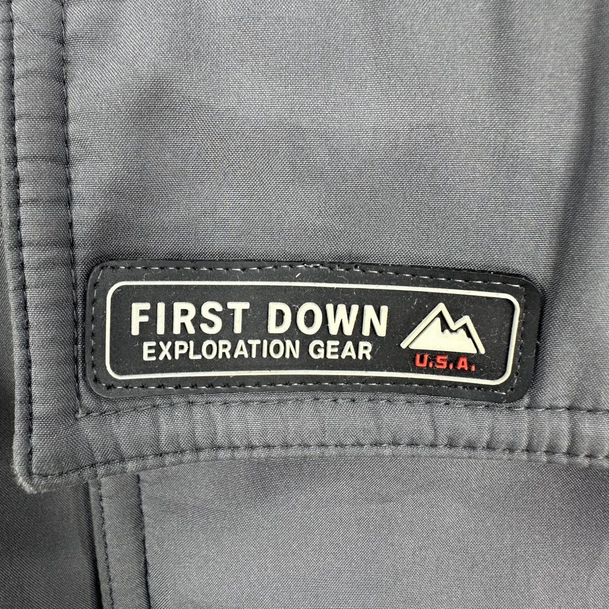 Japanese Brand Vintage 90's First Down Exploration Gear Zipper Jacket Size US L / EU 52-54 / 3 - 9 Thumbnail