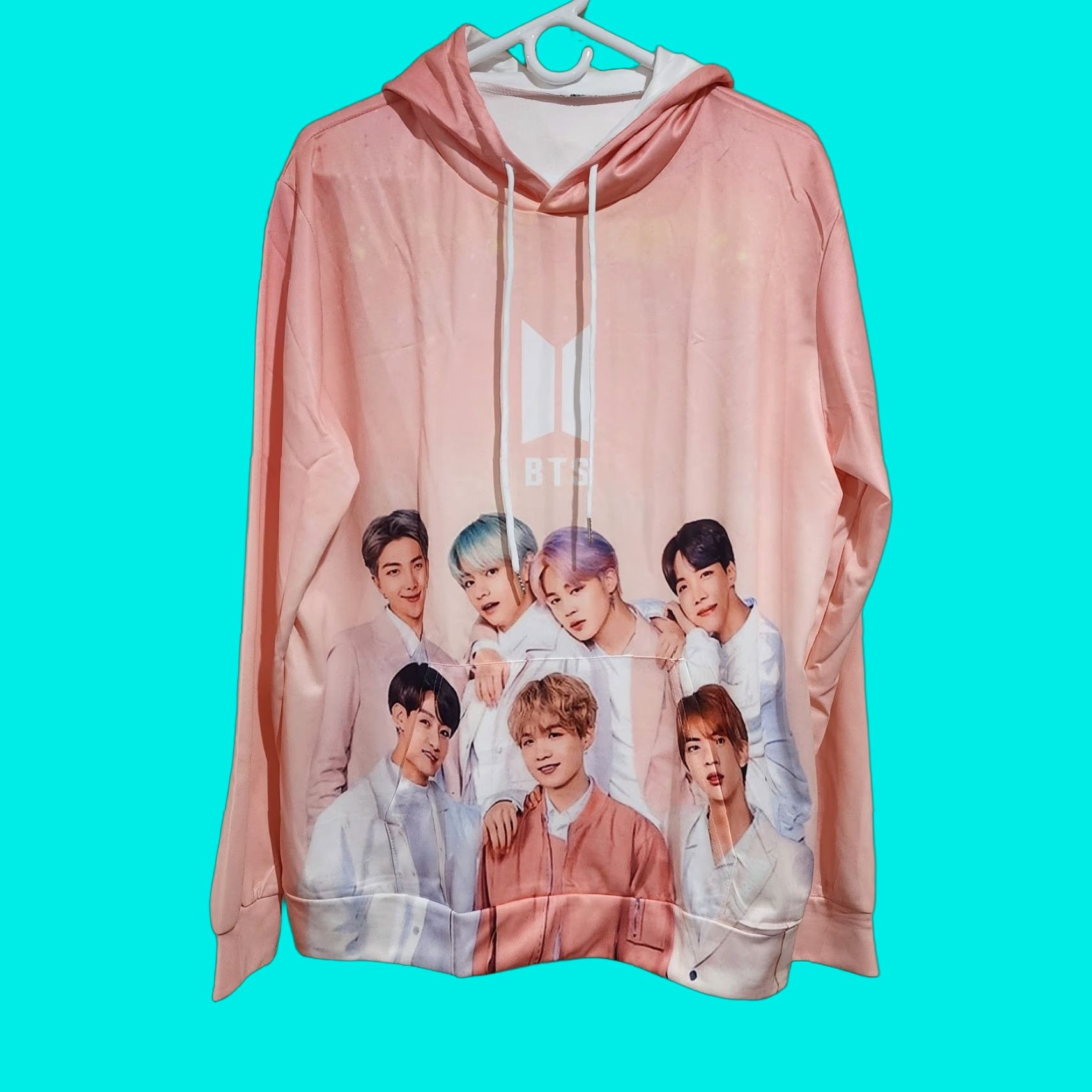 Sears BTS Band Orange Long Sleeve Hoodie Sweatshirt Size US L / EU 52-54 / 3 - 1 Thumbnail