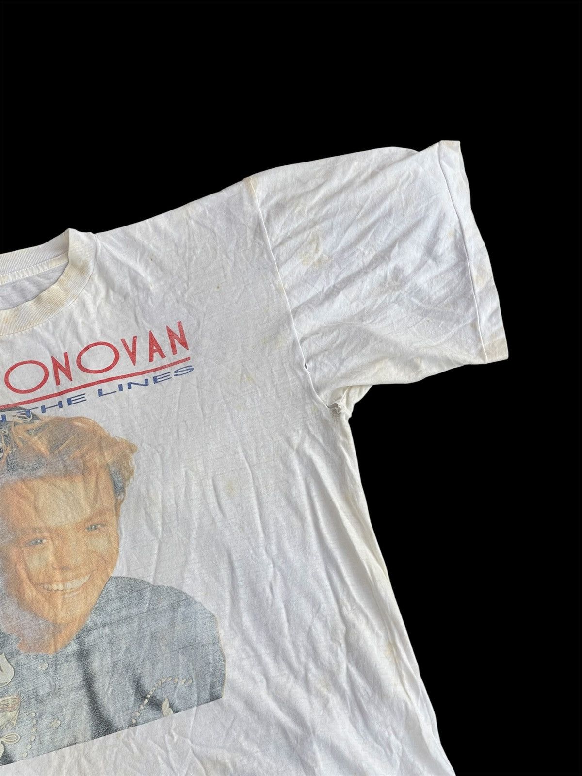 Band Tees 1990 Jason Donovan Vintage Faded Single stitch t-shirt Size US L / EU 52-54 / 3 - 4 Thumbnail