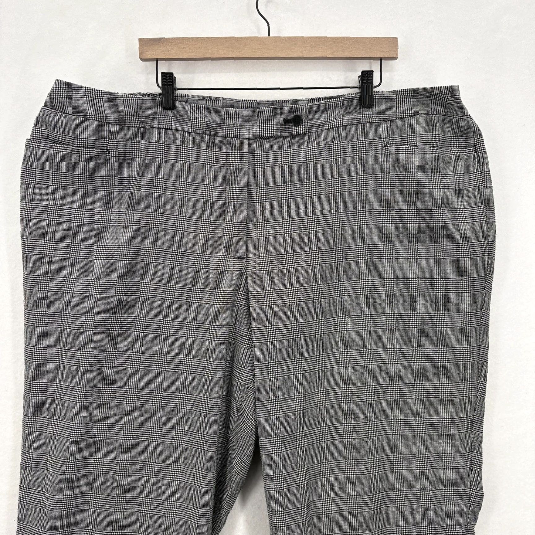 Talbots Talbots Womens Pants Gray Heritage Plaid Wool Blend 24W Dress Trousers Career Workwear Straight Leg Mens Womens? Size 42" / US 20 - 2 Thumbnail