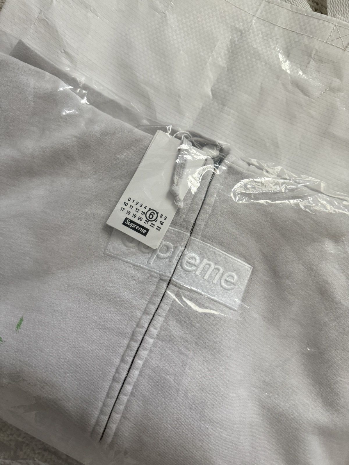 Maison Margiela × Supreme Maison Margiela Supreme Box Logo Zip Up Size US M / EU 48-50 / 2 - 2 Thumbnail