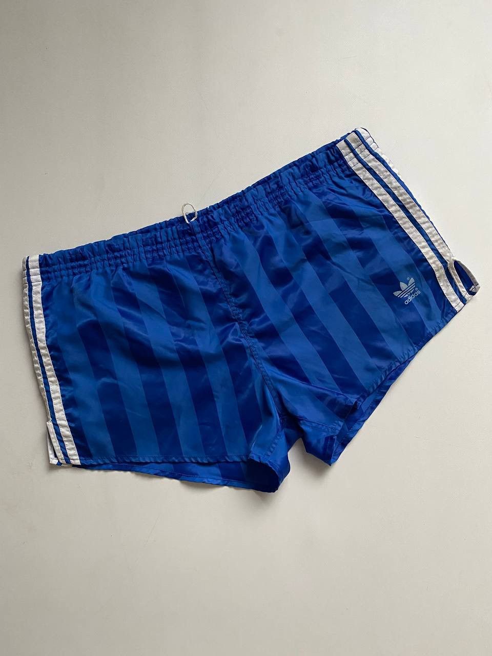 Adidas × Vintage Vintage West Germany Nylon Track Shorts Blue Athletic Size US 34 / EU 50 - 1 Thumbnail