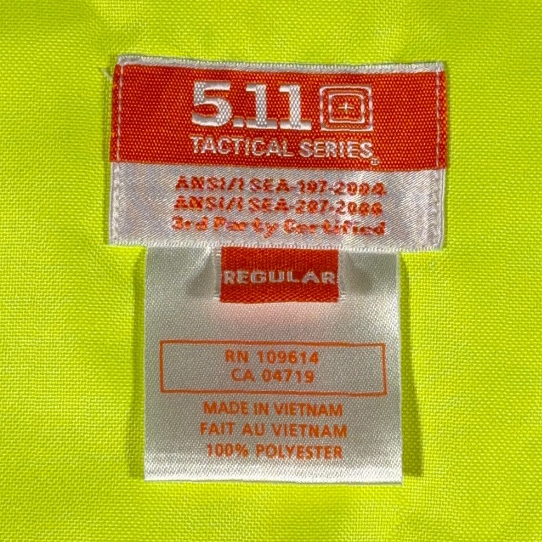 Vintage VINTAGE 511 Tactical Vest Adult LARGE Yellow Reflective Workwear Outdoor Size US L / EU 52-54 / 3 - 4 Thumbnail
