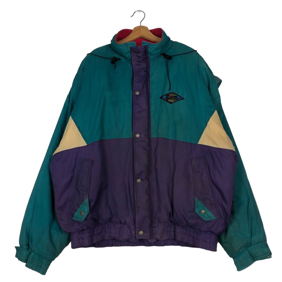 Japanese Brand 🔥Multi Colour Biker Jacket Sohshin Parachute Cargo Pockets Size US L / EU 52-54 / 3 - 1 Thumbnail