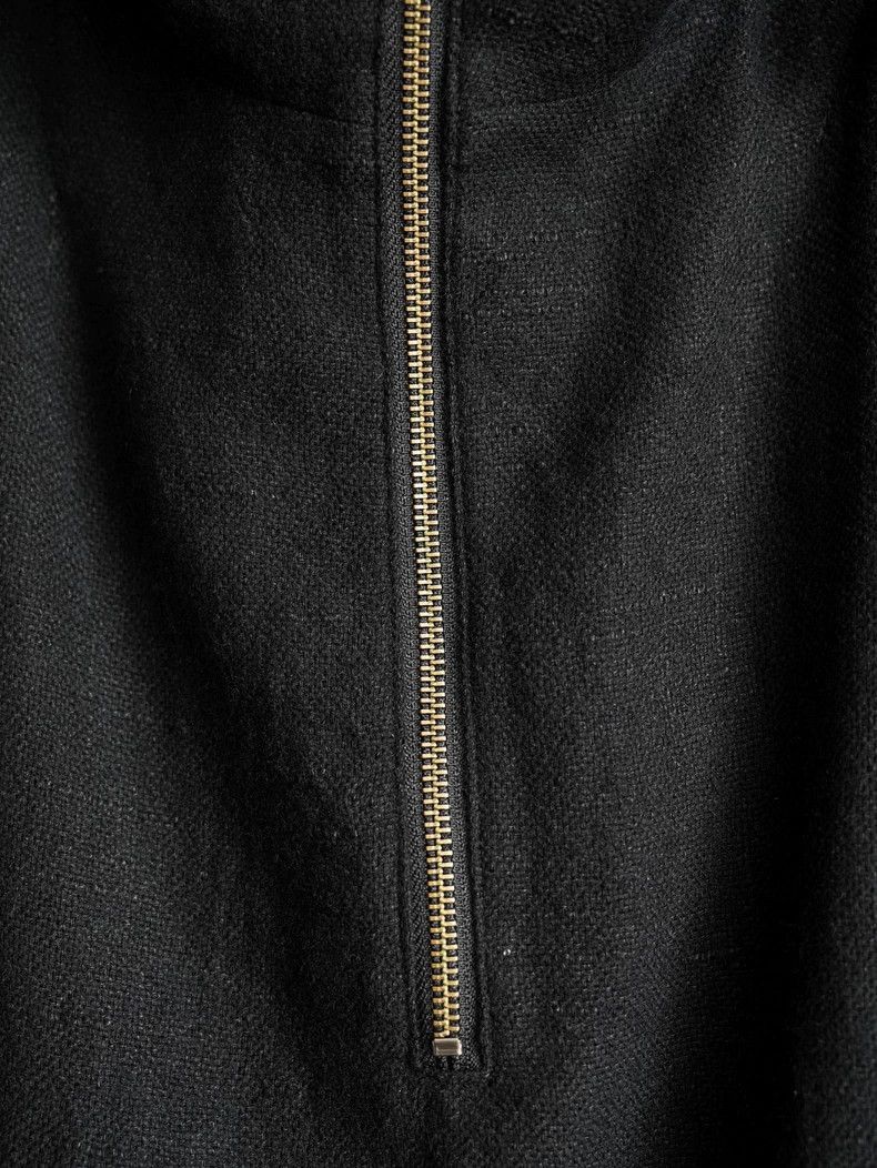 Yohji Yamamoto Yohji Yamamoto Yohji Yamamoto Black Hooded Coat Size US S / EU 44-46 / 1 - 7 Thumbnail