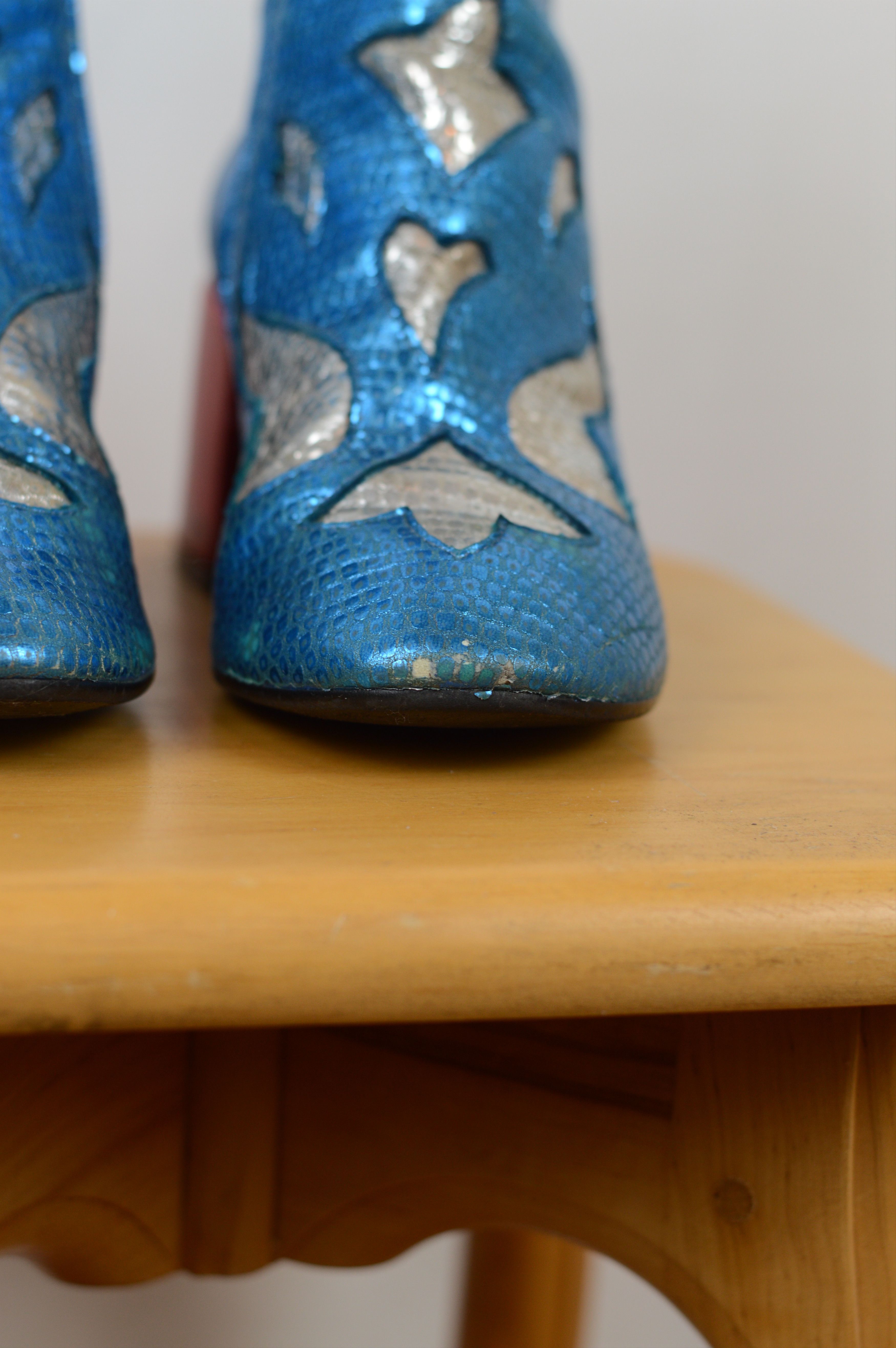 Maison Margiela MM6 Maison Martin Margiela Snakeskin Leather Ankle Boots Size US 5.5 / IT 35.5 - 5 Thumbnail