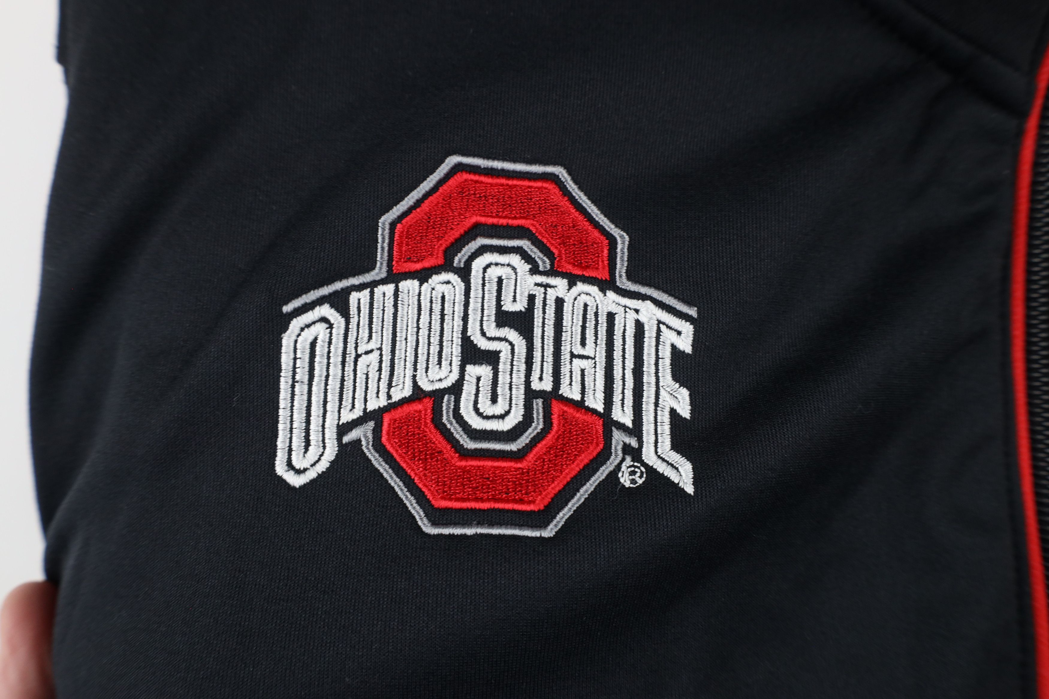 Nike × Vintage Vintage Nike Mini Swoosh Ohio State University Sweatshirt Size US XXL / EU 58 / 5 - 7 Thumbnail