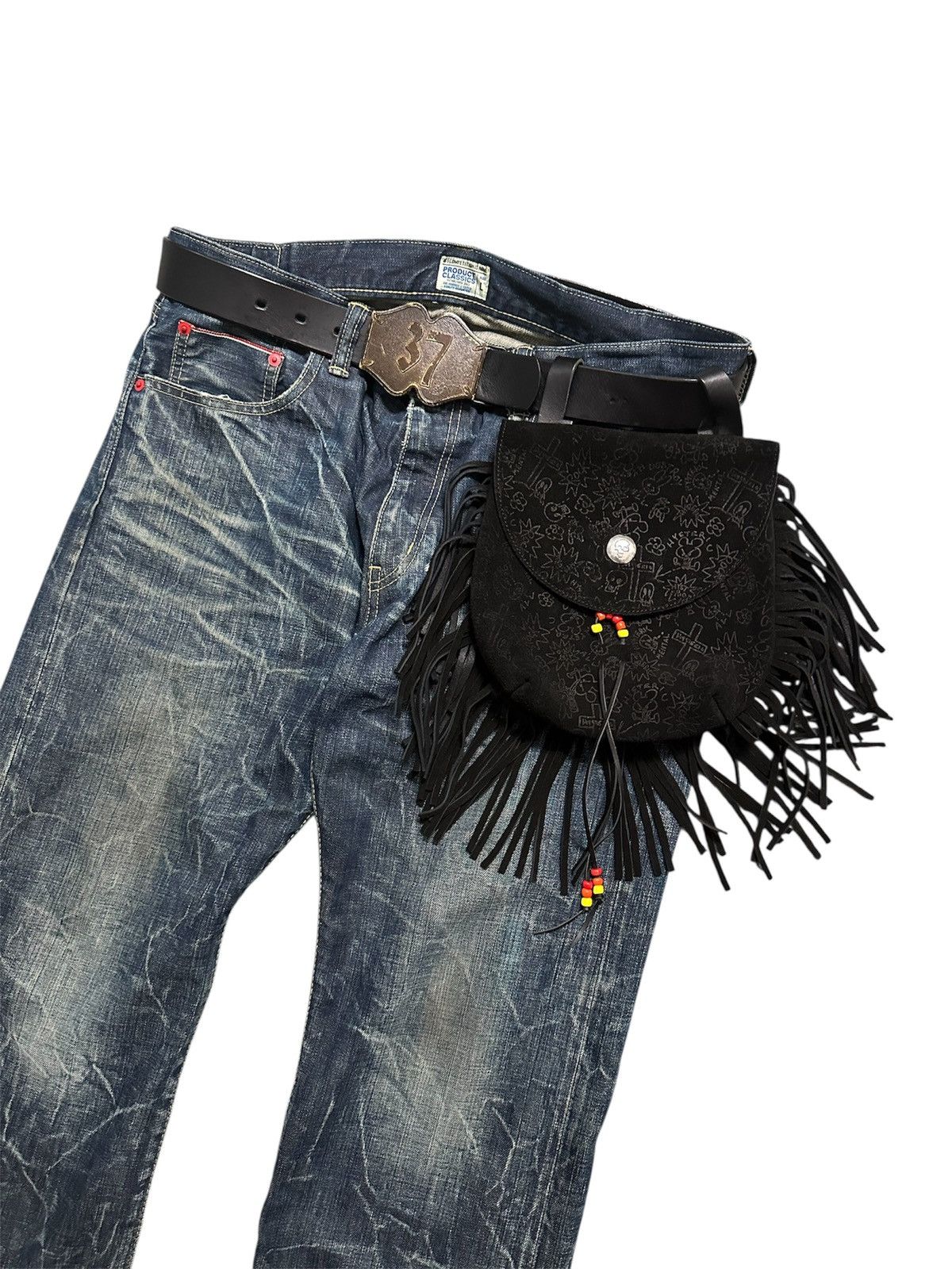 Hysteric Glamour Hysteric Glamour Fringe Leather Side Pocket Bag Size ONE SIZE - 4 Thumbnail