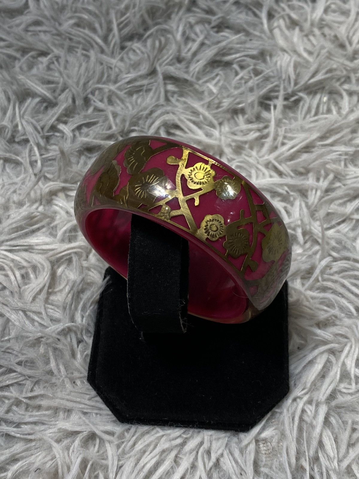 Jewelry Vintage Floral Bangle - Japanese Brand Size ONE SIZE - 3 Thumbnail