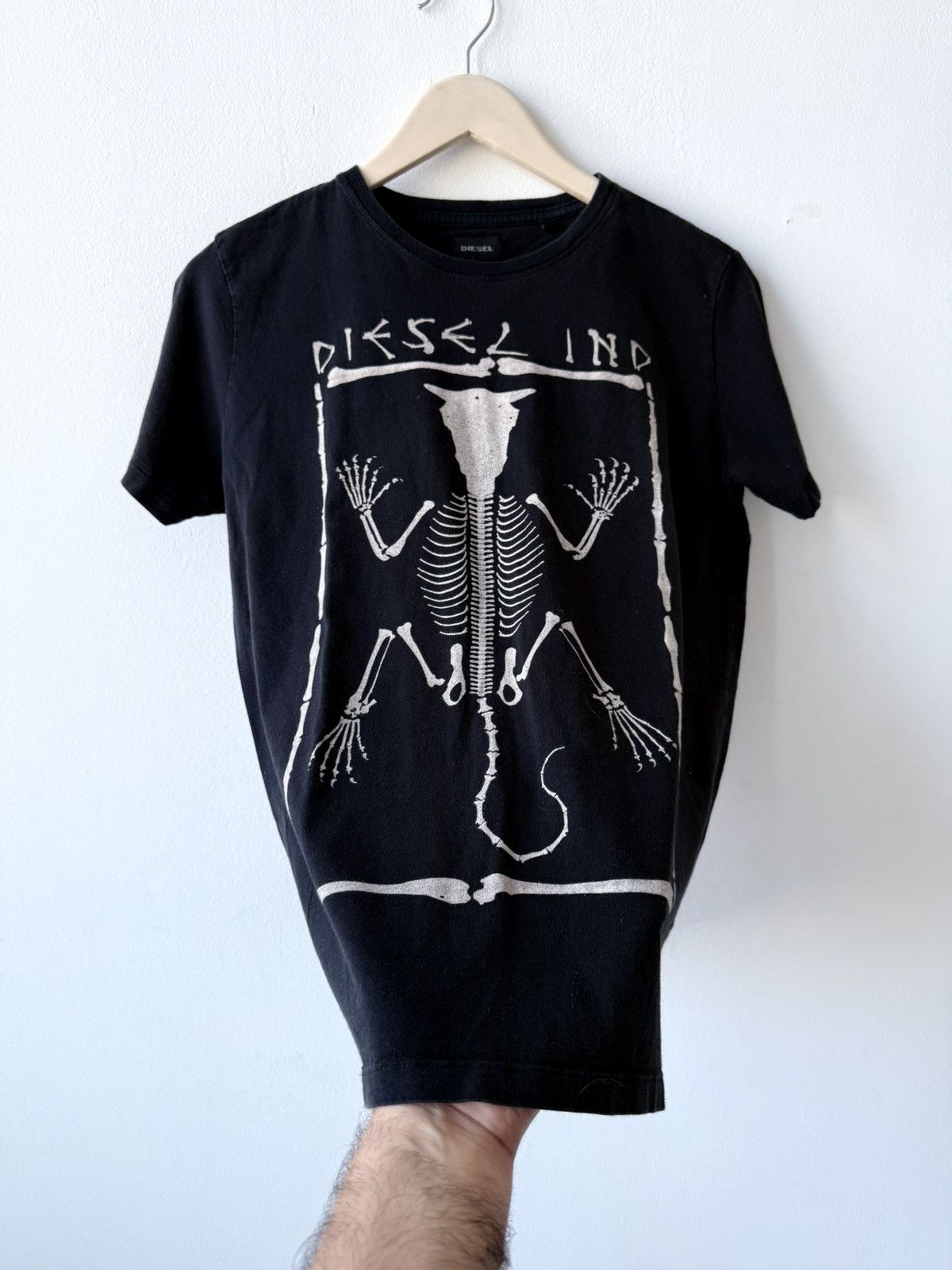 Diesel Diesel Industry Archive Y2K Skeleton Print T-Shirt Size US M / EU 48-50 / 2 - 4 Thumbnail