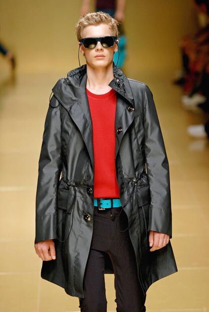 image of Burberry Prorsum Light Metallic Parka, Men's (Size Medium)