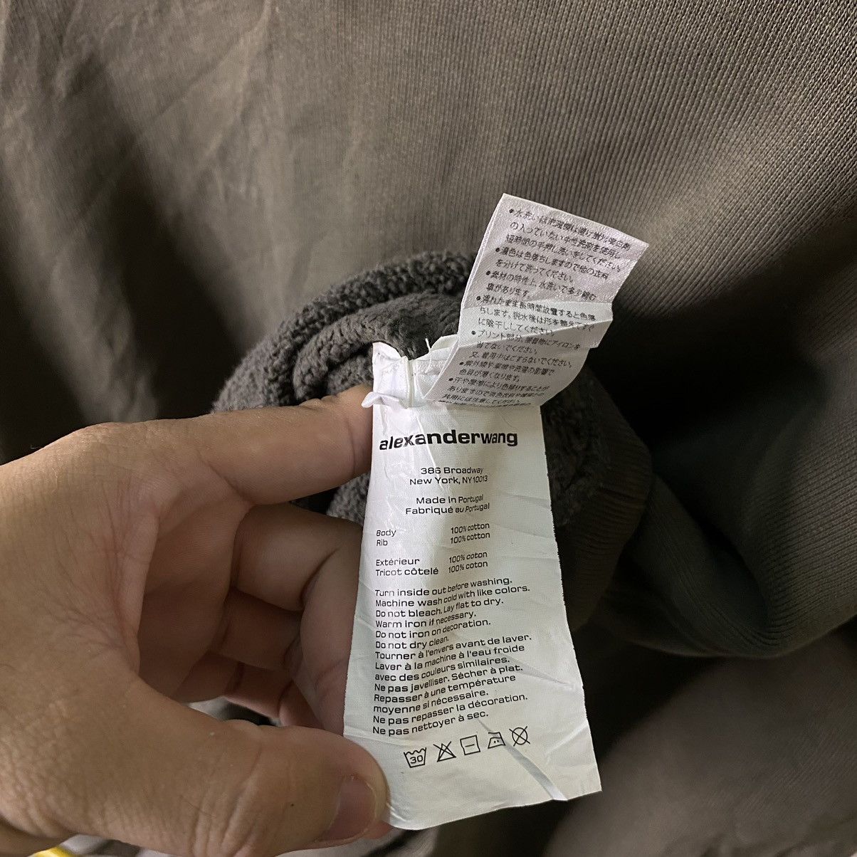 Alexander Wang Alexander Wang Essential Terry Hoodie Puff Logo Size US L / EU 52-54 / 3 - 5 Thumbnail