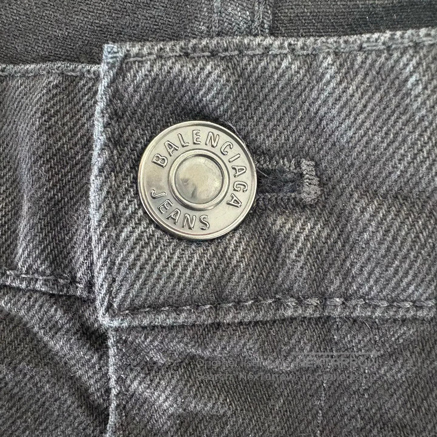 Balenciaga Balenciaga sizeM Black leather jacket clashes with washed j Size 28" / US 6 / IT 42 - 6 Thumbnail