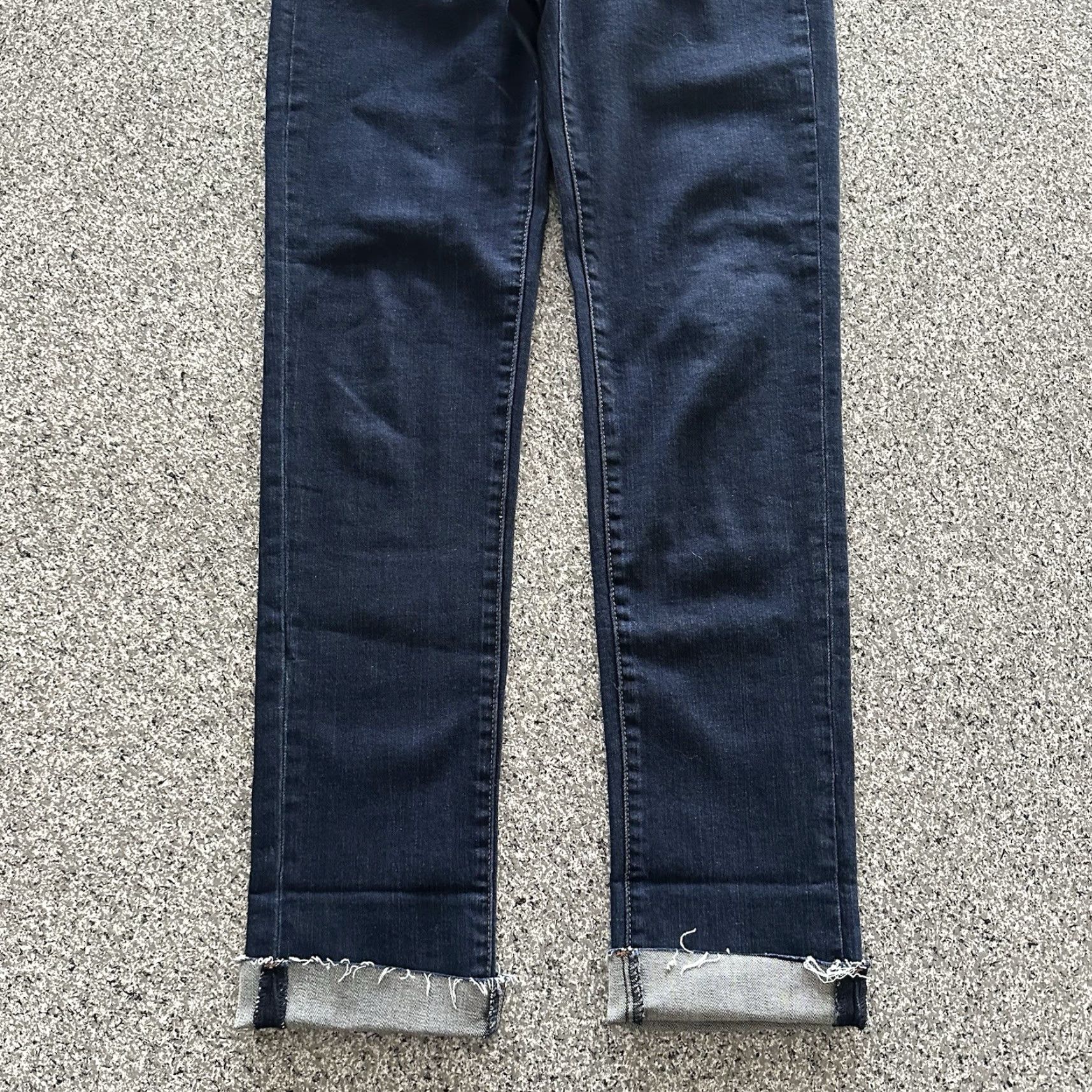 Denime Giordano Jeans Women’s Size 26 Slim Straight Dark Wash Stretch Denim Size 26" / US 2 / IT 38 - 3 Thumbnail